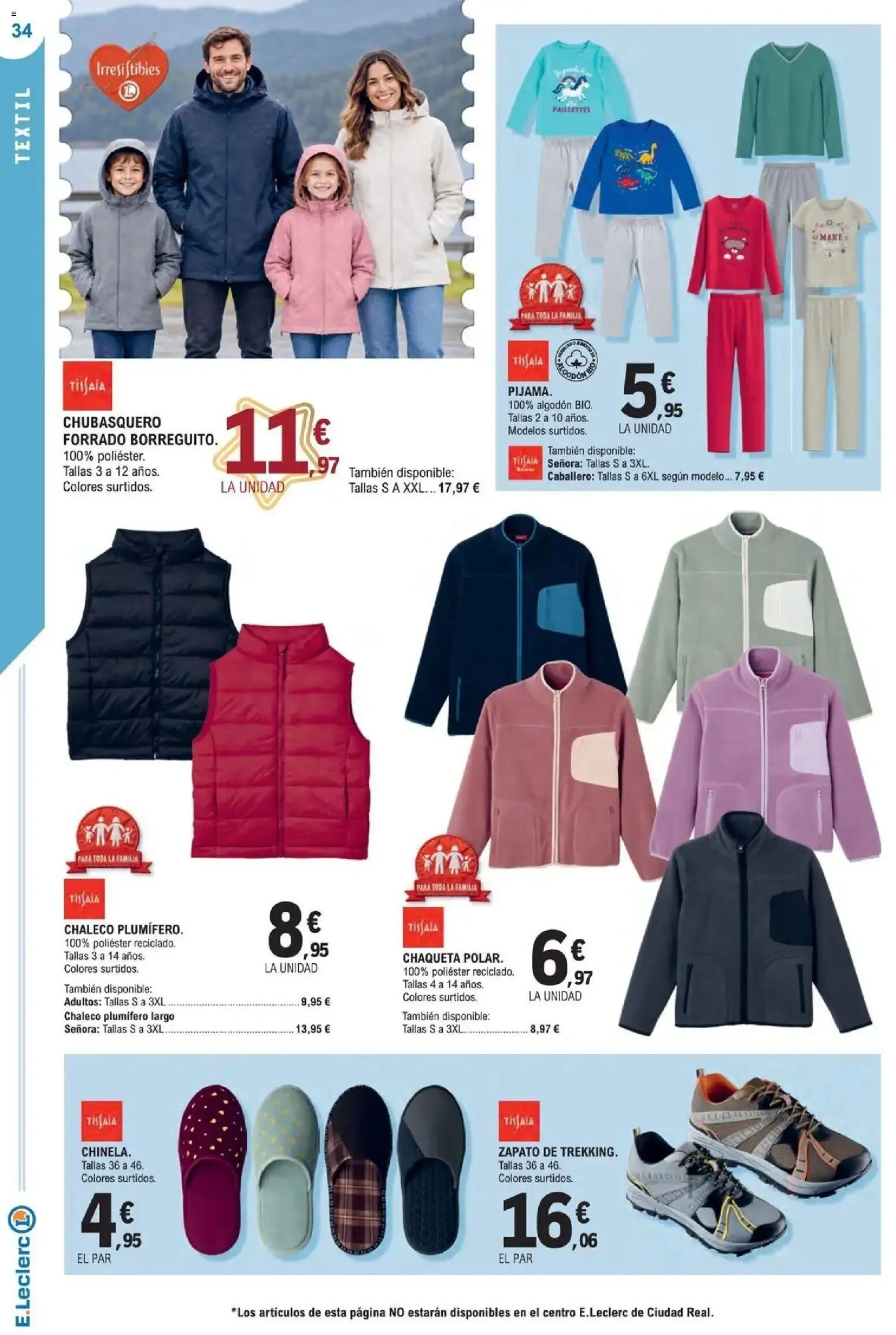 E.Leclerc Megames 1 │ válido desde el 23/09/2026 | Página: 34 | Productos: Chaleco, Chaqueta, Algodón