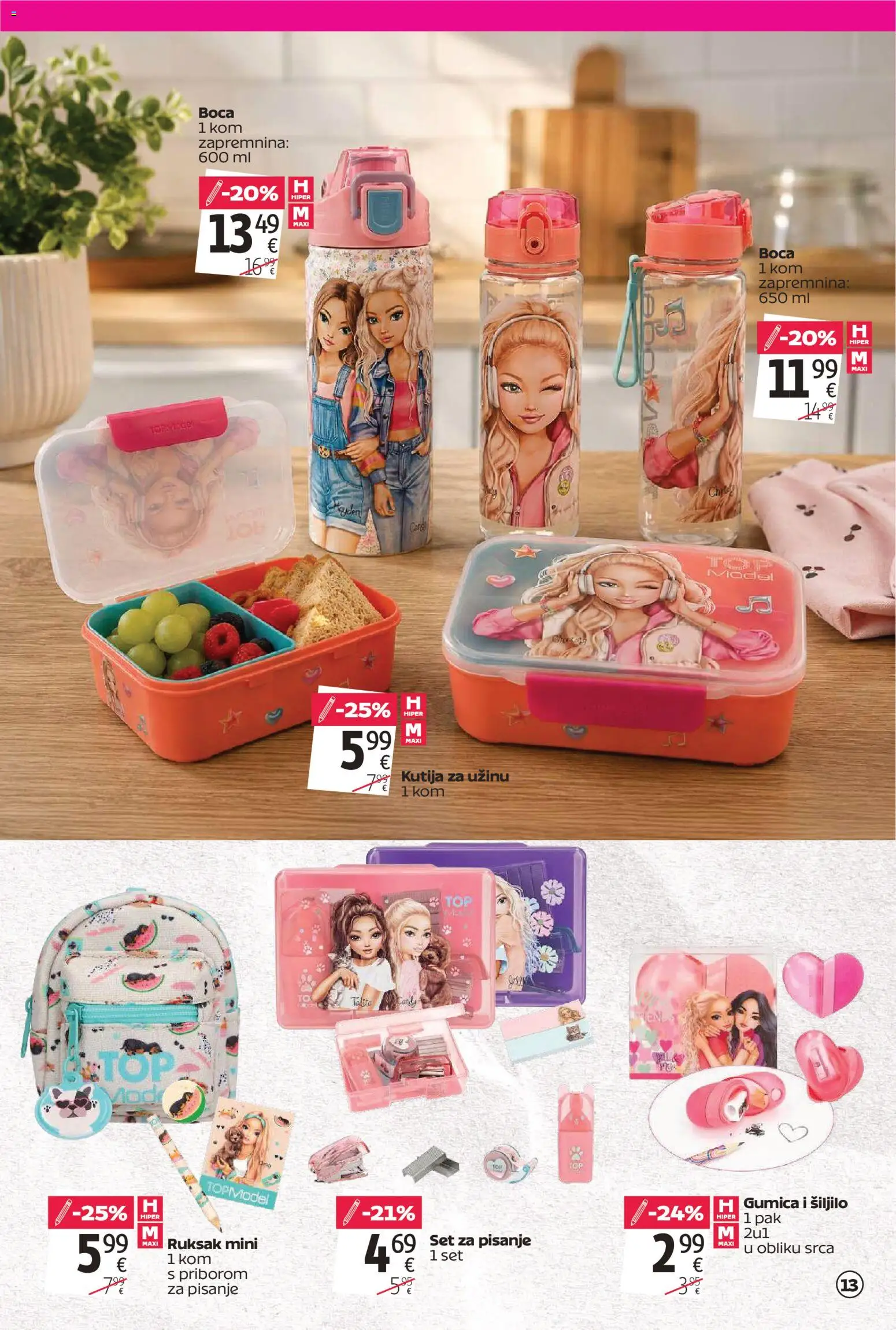 Tommy katalog | vrijedi od 20.08.2026 | Stranica: 13 | Proizvodi: Šiljilo, Kutija, Ruksak