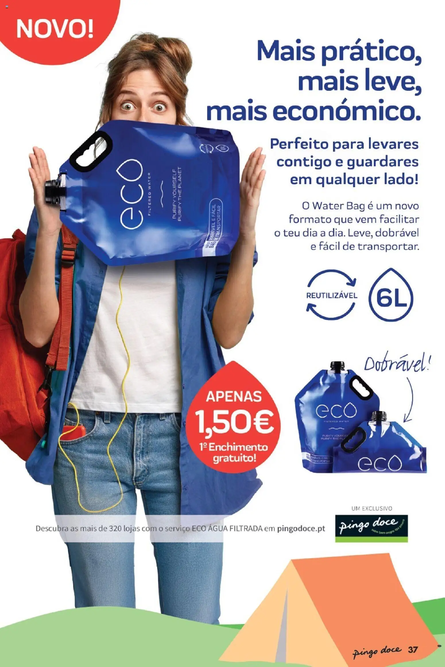 Pingo Doce Bazar Verão │ válido de 09.06.2026 | Página: 37 | Produtos: Agua