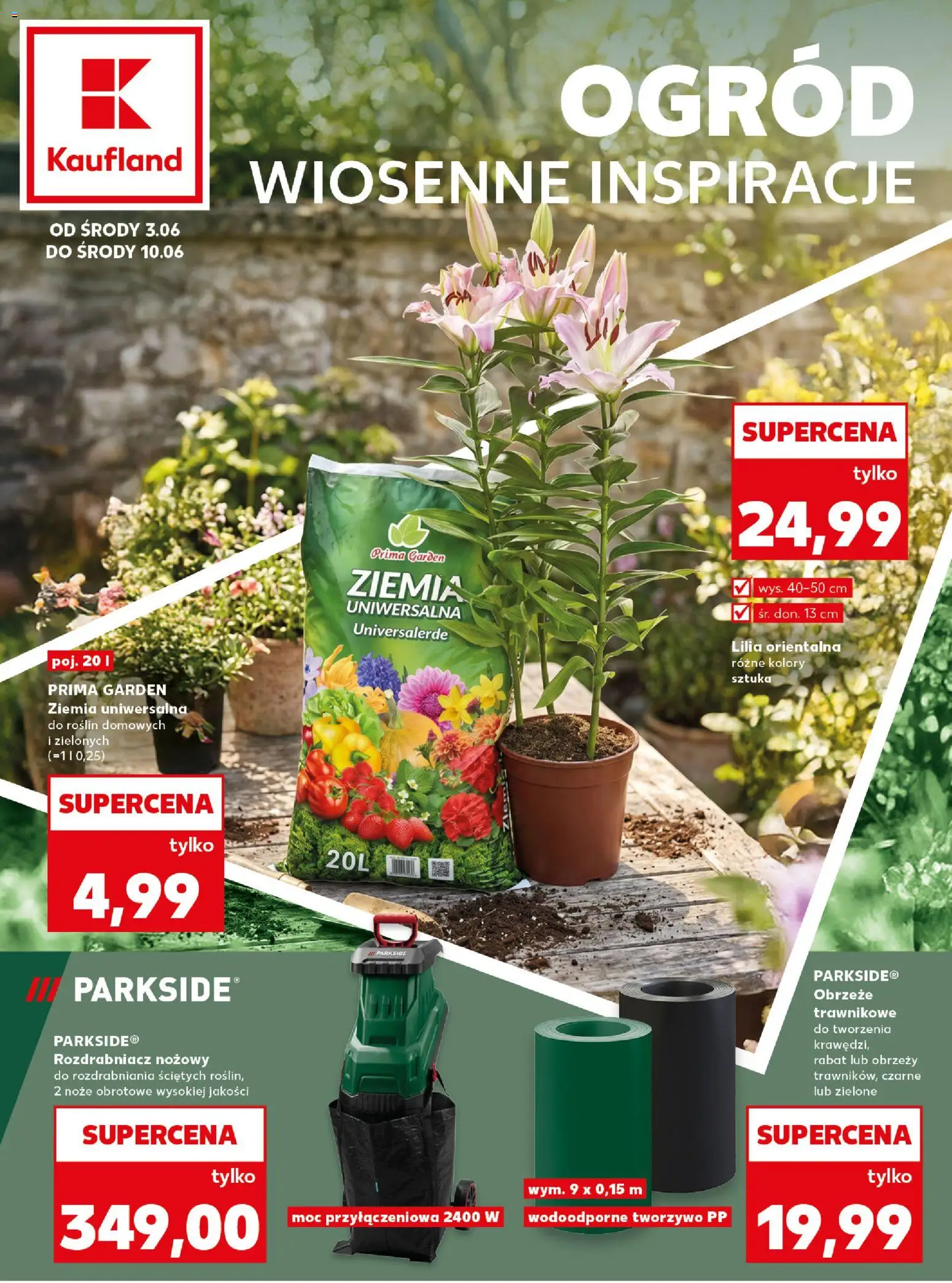 Kaufland Polsko leták - Ogród od 03.06.2026 | Strana: 1