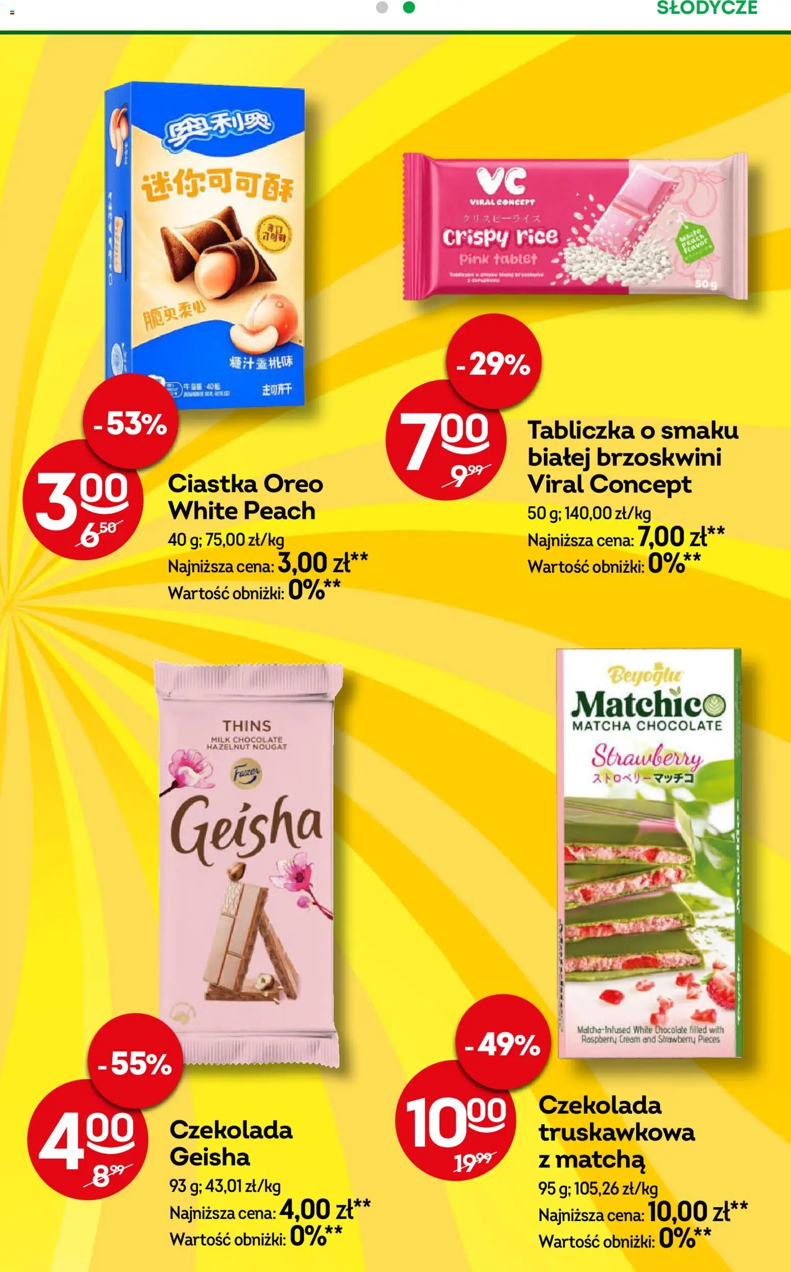 Żabka gazetka od 10.08.2026 | Strona: 79 | Produkty: Słodycze, Oreo, Czekolada, Matcha