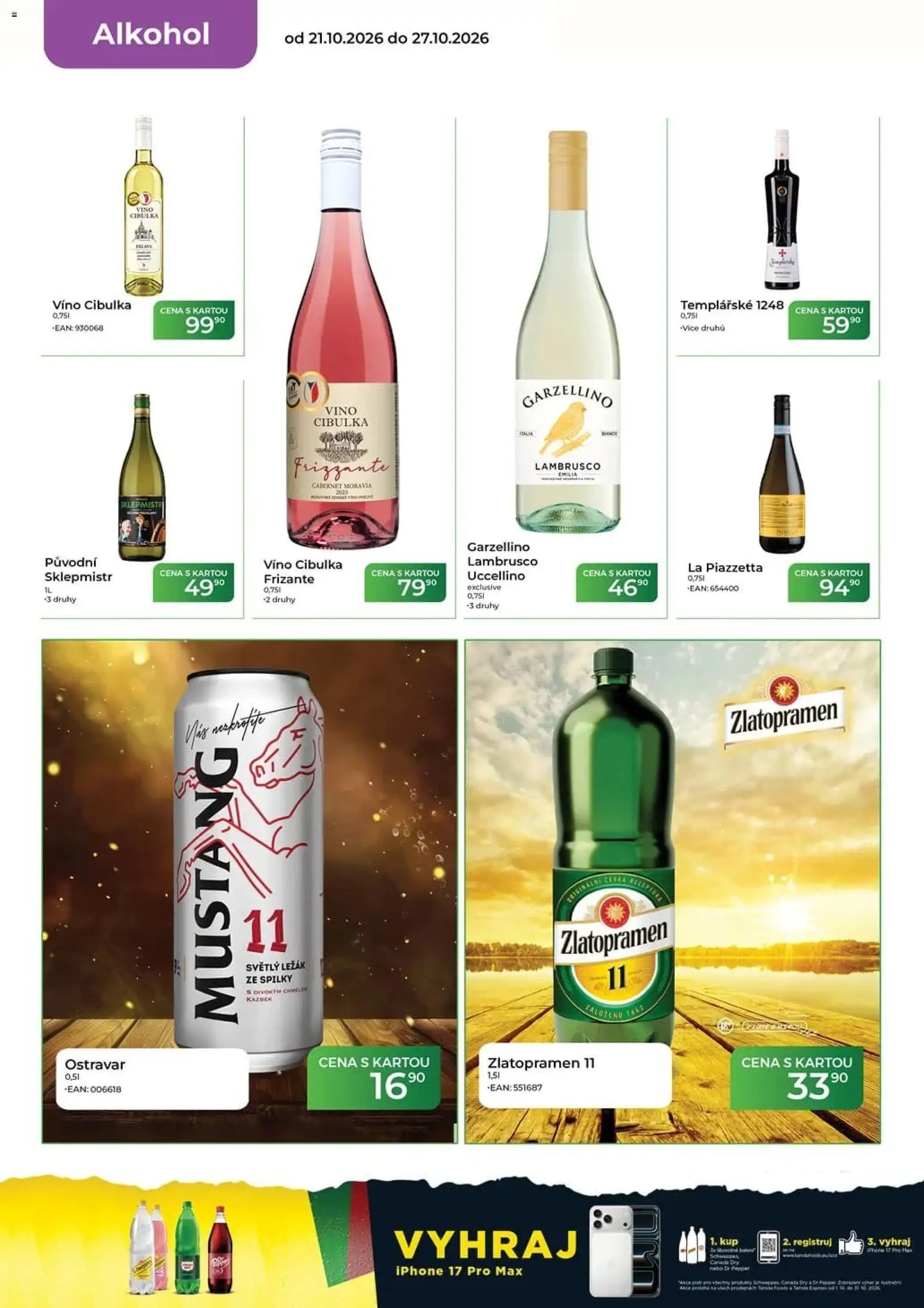 Tamda Foods leták od 21.10.2026 | Strana: 14 | Produkty: Zlatopramen, Dr Pepper, Iphone, Zlatopramen 11