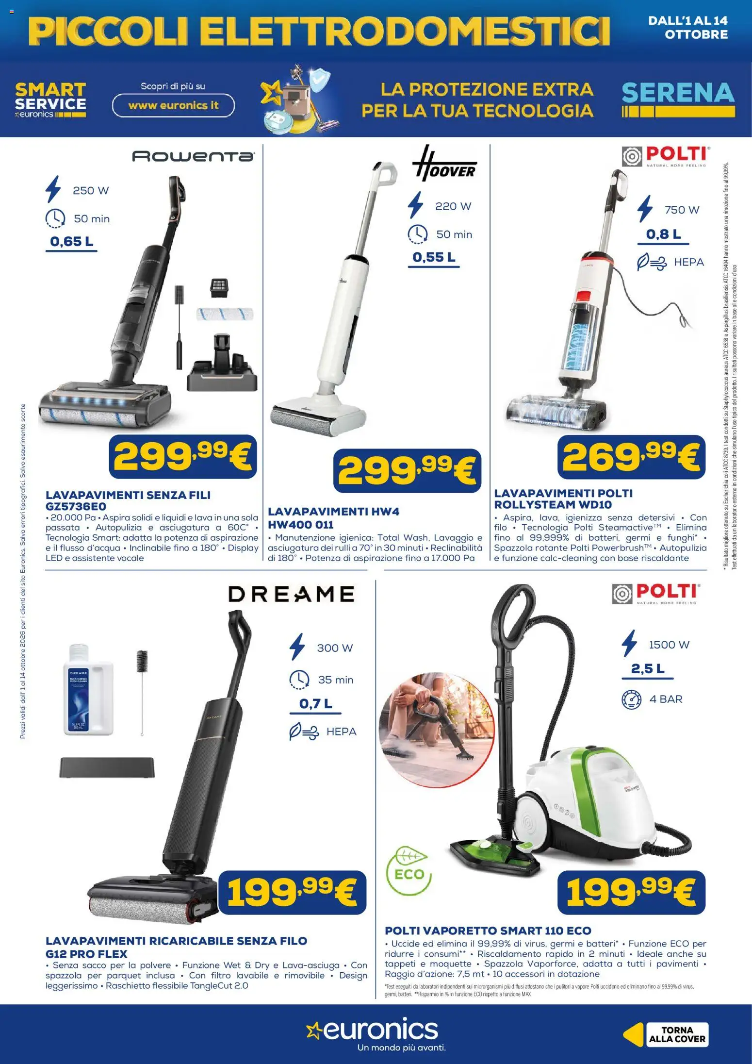 Volantino Euronics del 01/10/2026 | Pagina: 9