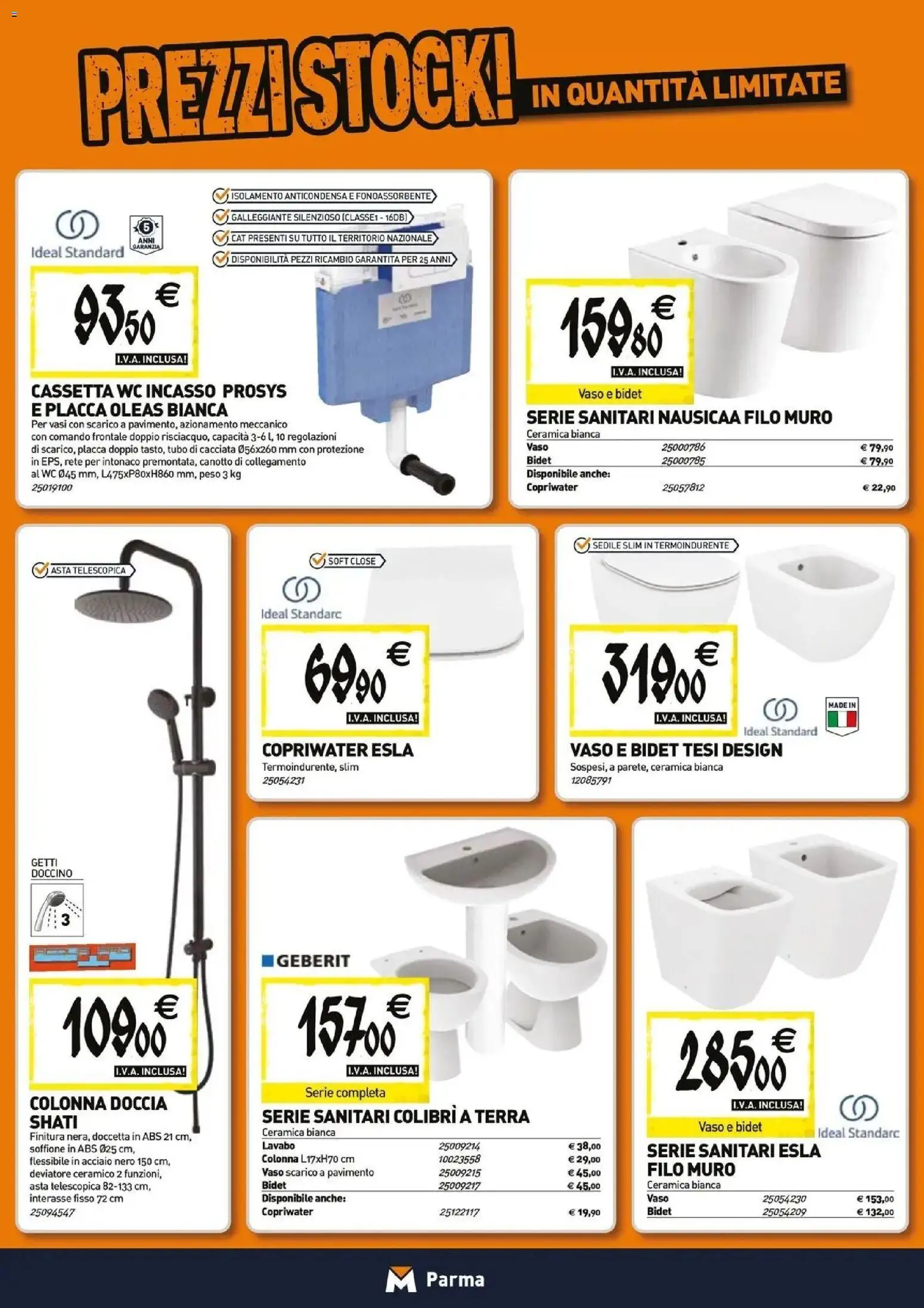 Volantino TECNOMAT del 23.04.2026 | Pagina: 5 | Prodotti: Pavimento, Tubo, WC, Terra