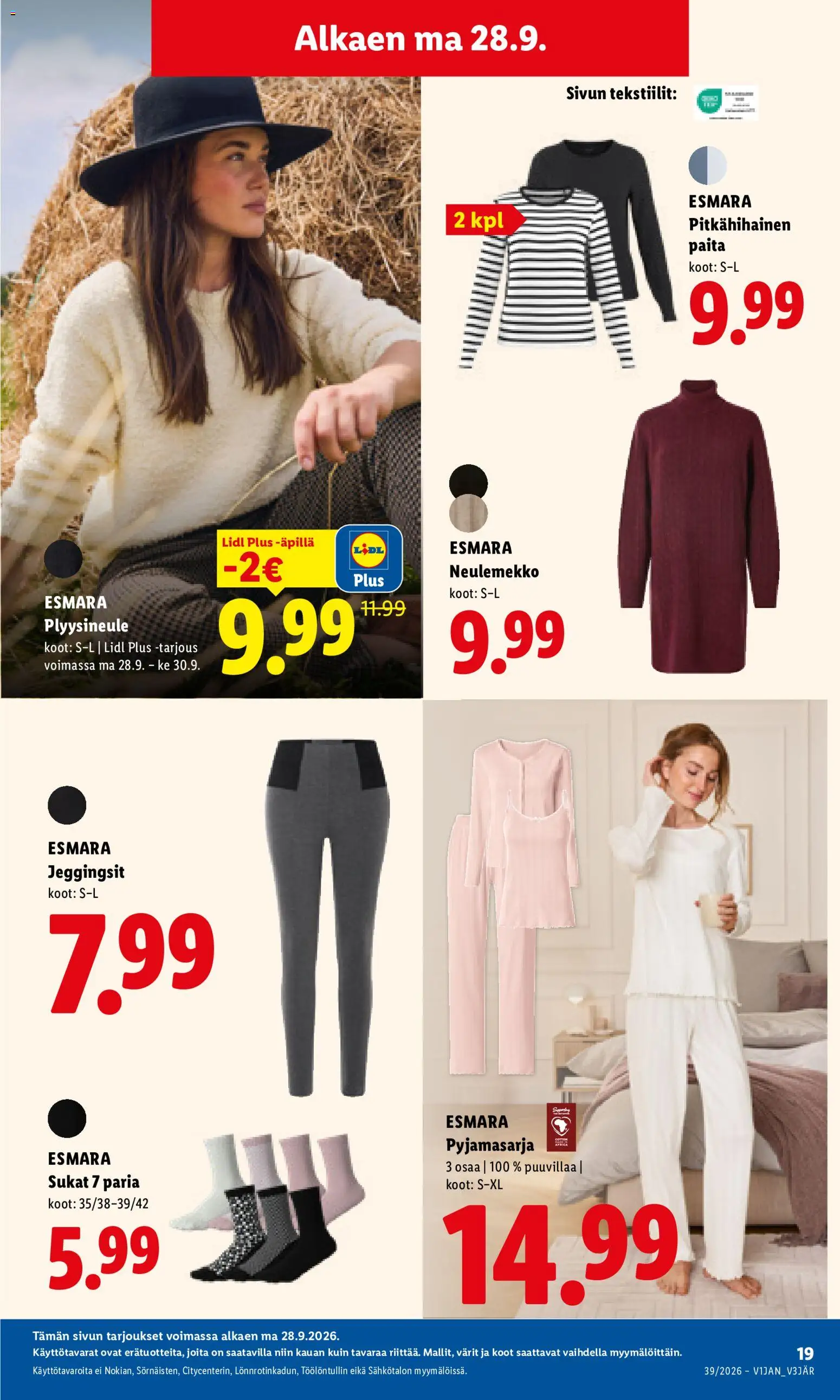 Lidl tarjoukset – voimassa 28/09/2026 alkaen | Sivu: 9