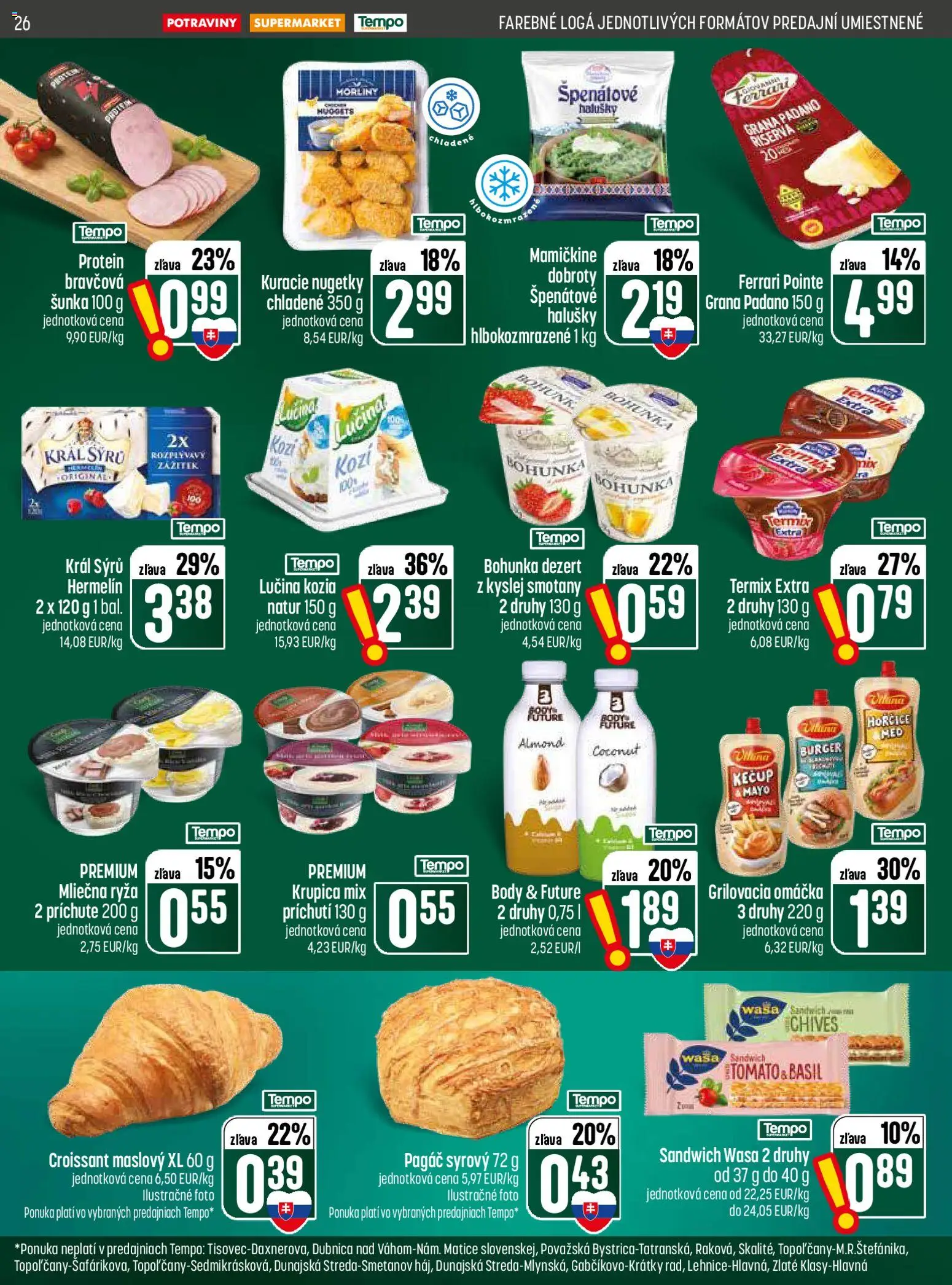 Nové COOP Jednota akcie – leták je platný od 16.07.2026 | Strana: 26