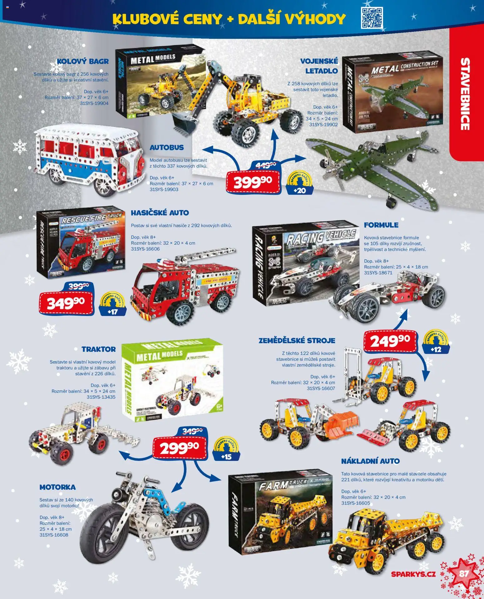 Sparkys katalog Vánoce 2026 od 01.10.2026 | Strana: 87 | Produkty: Stavebnice