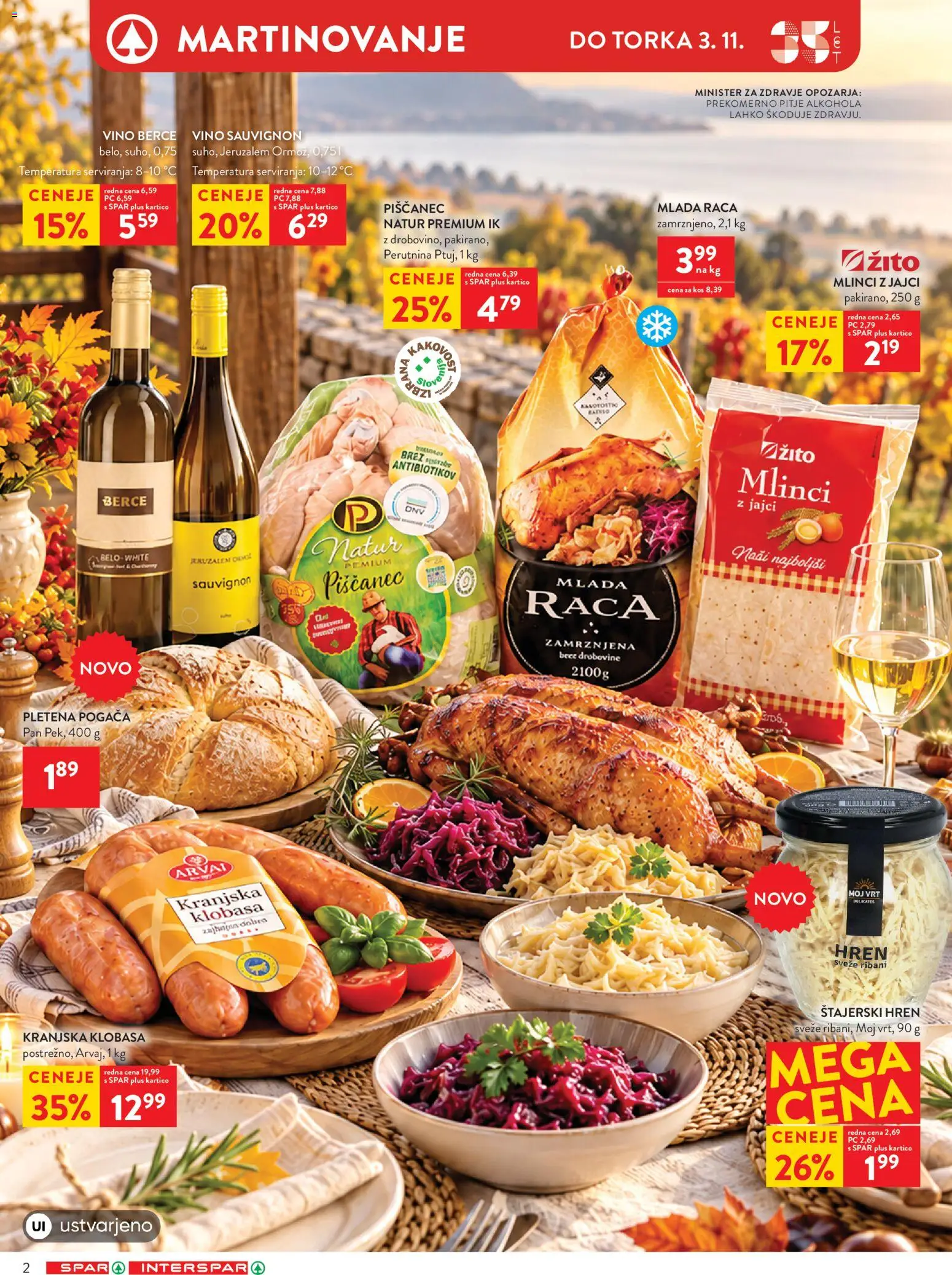 Novi Spar katalog ponudbe – veljaven od 28.10.2026 | Stran: 2