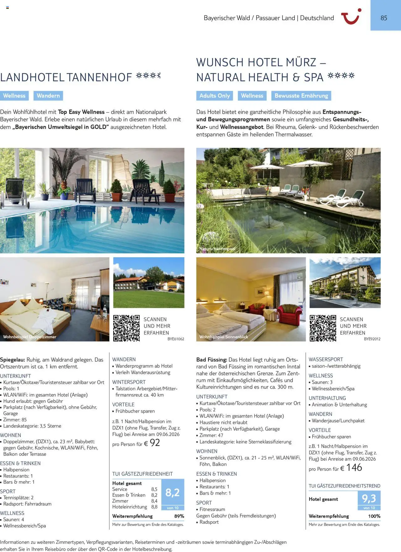 TUI Urlaub mit eigener Anreise 2025/26 – gültig ab 01.11.2025 | Seite: 85 | Produkte: Top, Rum, Babybett, Bad