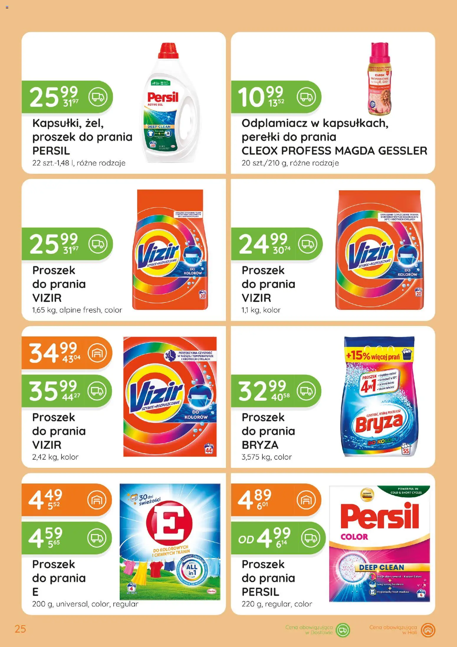 Eurocash gazetka - Katalog Chemiczny od 01.10.2026 | Strona: 25 | Produkty: Proszek, Persil, Proszek do prania, Odplamiacz