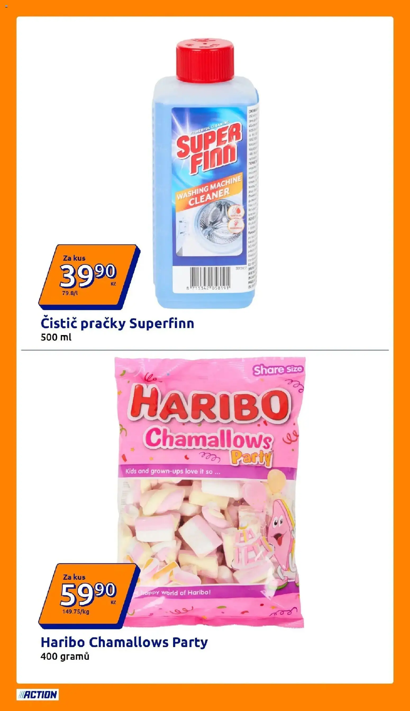 Action leták od 19.08.2026 - Akční leták online | Strana: 23 | Produkty: Haribo, Pračky