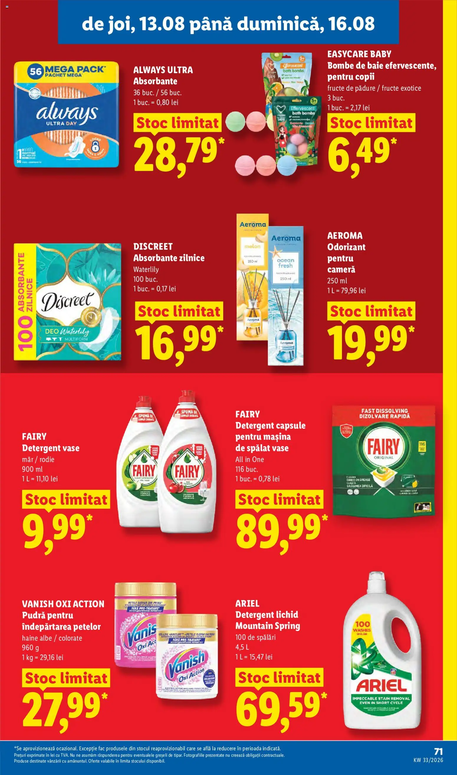 Noul catalog Lidl – valabil de la 10.08.2026 | Pagină: 71