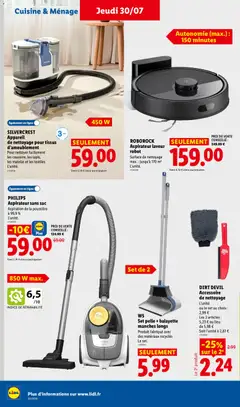 LIDL - Prévisualisation de ROBOROCK Aspirateur laveur robot, Surface de nettoyage max. : jusqu'à 170 m² L'unité. valide à partir de 30/07/2026 | Page: 36