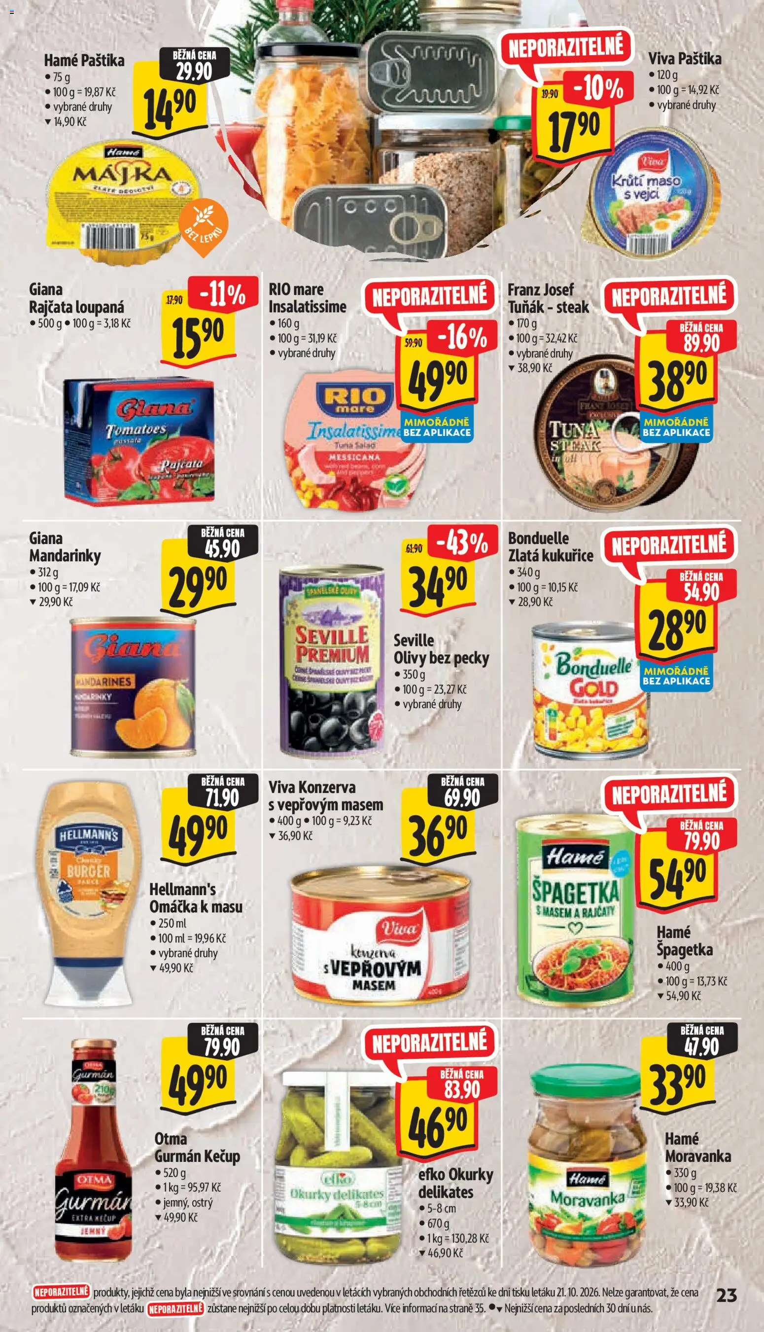 Albert leták - Hypermarket Jablonec nad Tisou od 28.10.2026 | Strana: 35