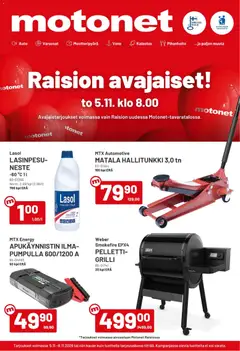 Motonet-mainoslehti voimassa 05/11/2026 alkaen