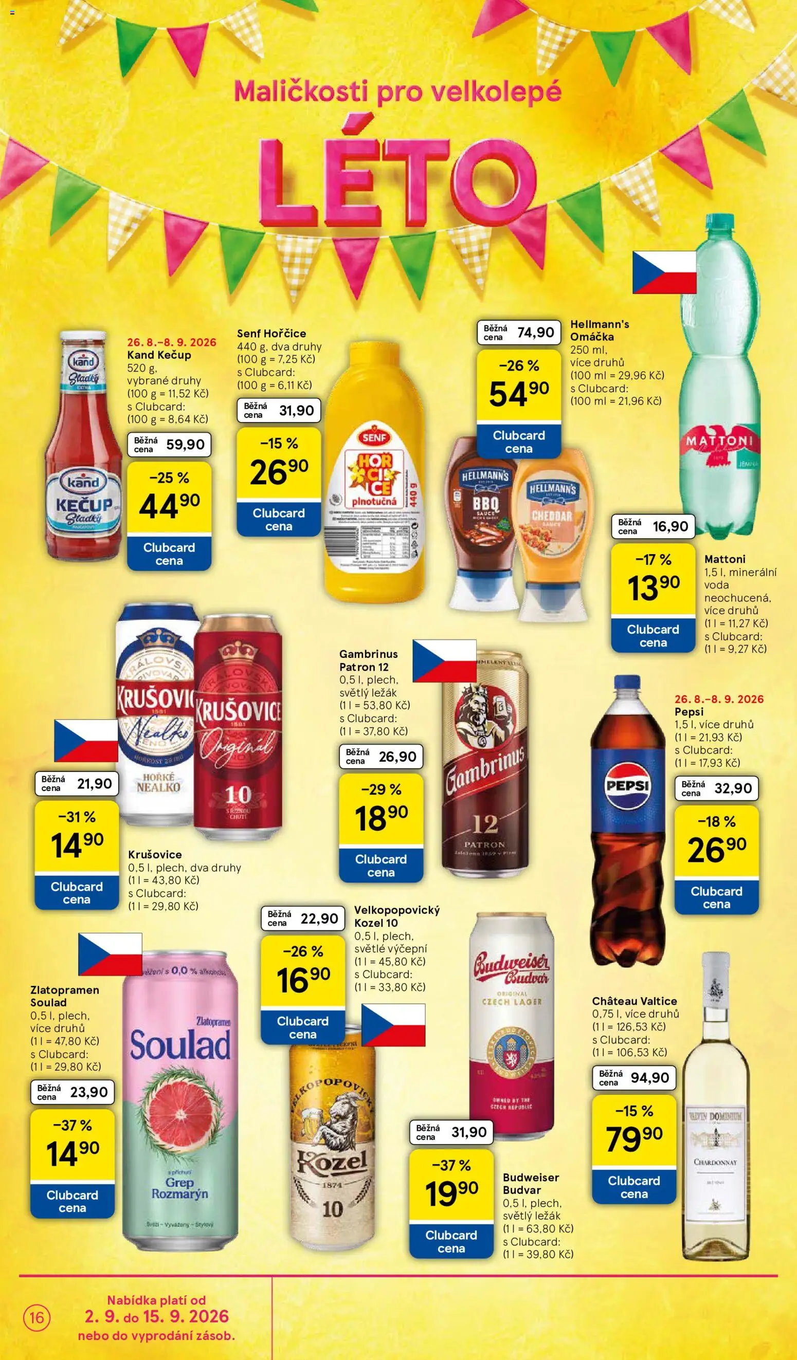 Tesco leták - Hypermarket od 02.09.2026 | Strana: 16