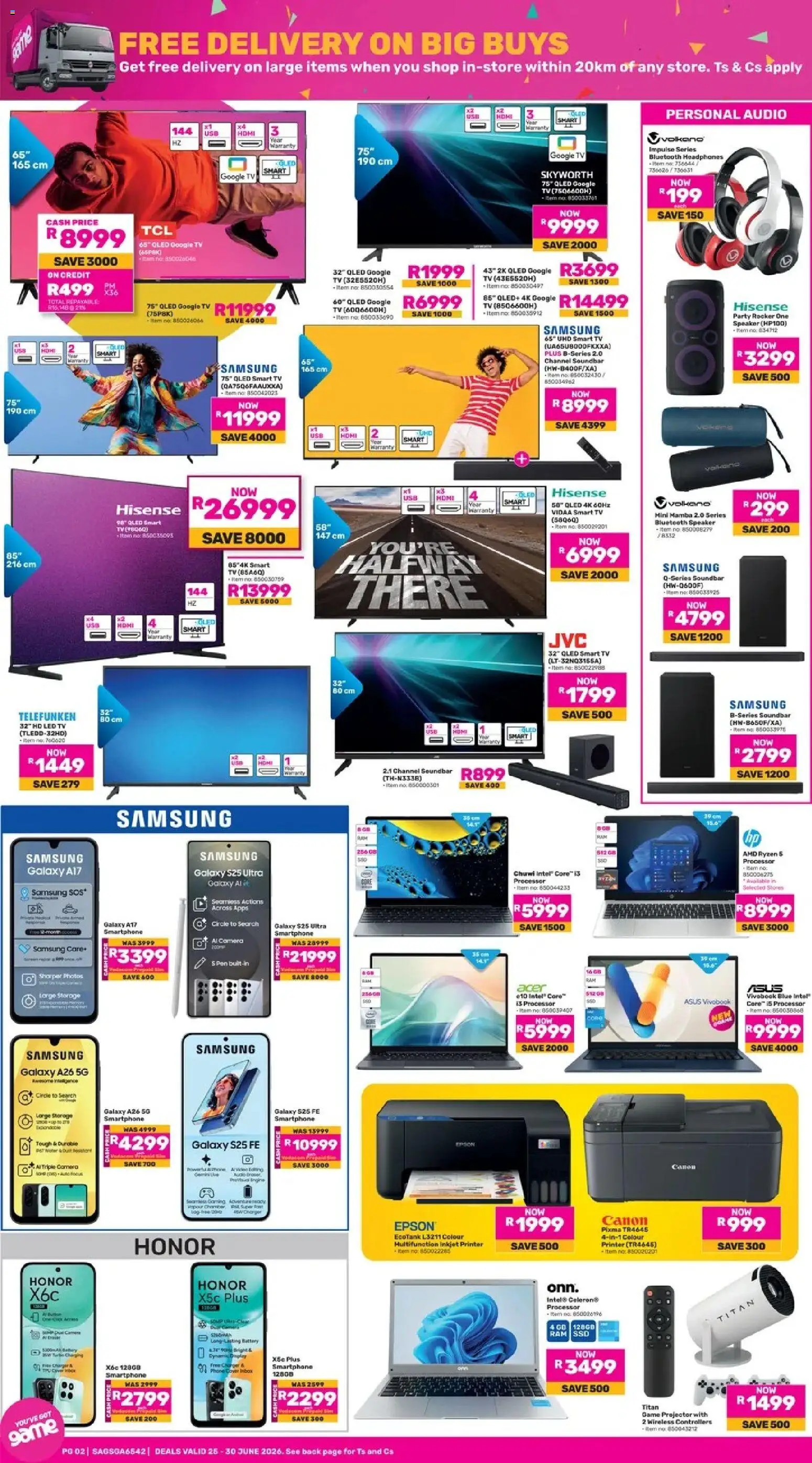 New Game catalogue – valid from 25.06.2026 | Page: 2