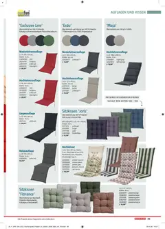 Bauhaus Freizeit im Garten ab 01.05.2026 gültig | Seite: 99 | Produkte: Chili, Kissen
