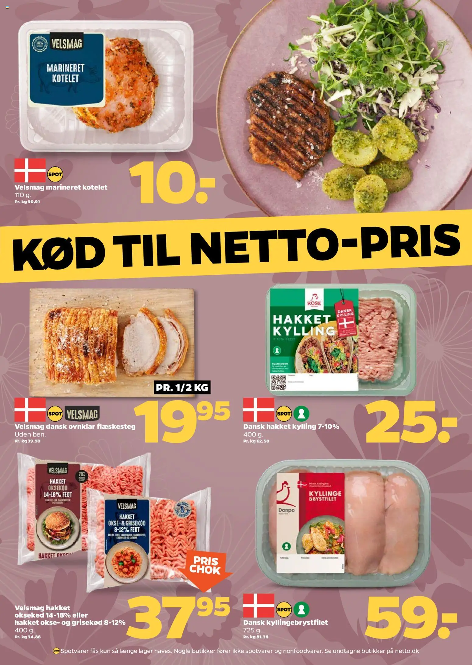 Netto tilbudsavis – gyldig fra 18/07/2026 | Side: 6 | Produkter: Oksekød, Flæskesteg