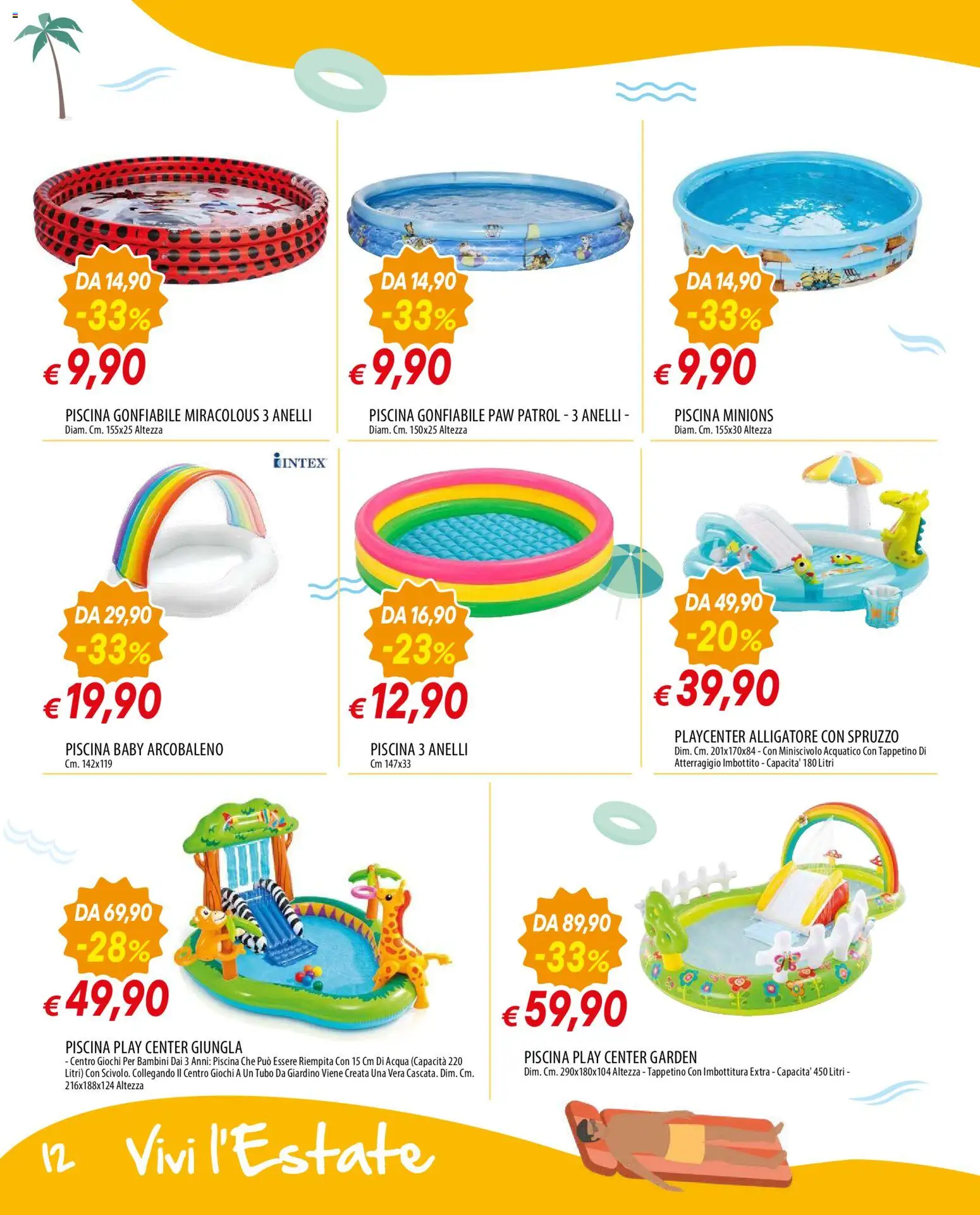 Volantino Galassia del 28.05.2026 | Pagina: 12 | Prodotti: Acqua, Tubo, Piscina