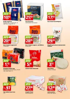 Aligro aktionen ab 21.09.2026 gültig | Seite: 22 | Produkte: Barilla, Teigwaren, Zucker, Kimchi