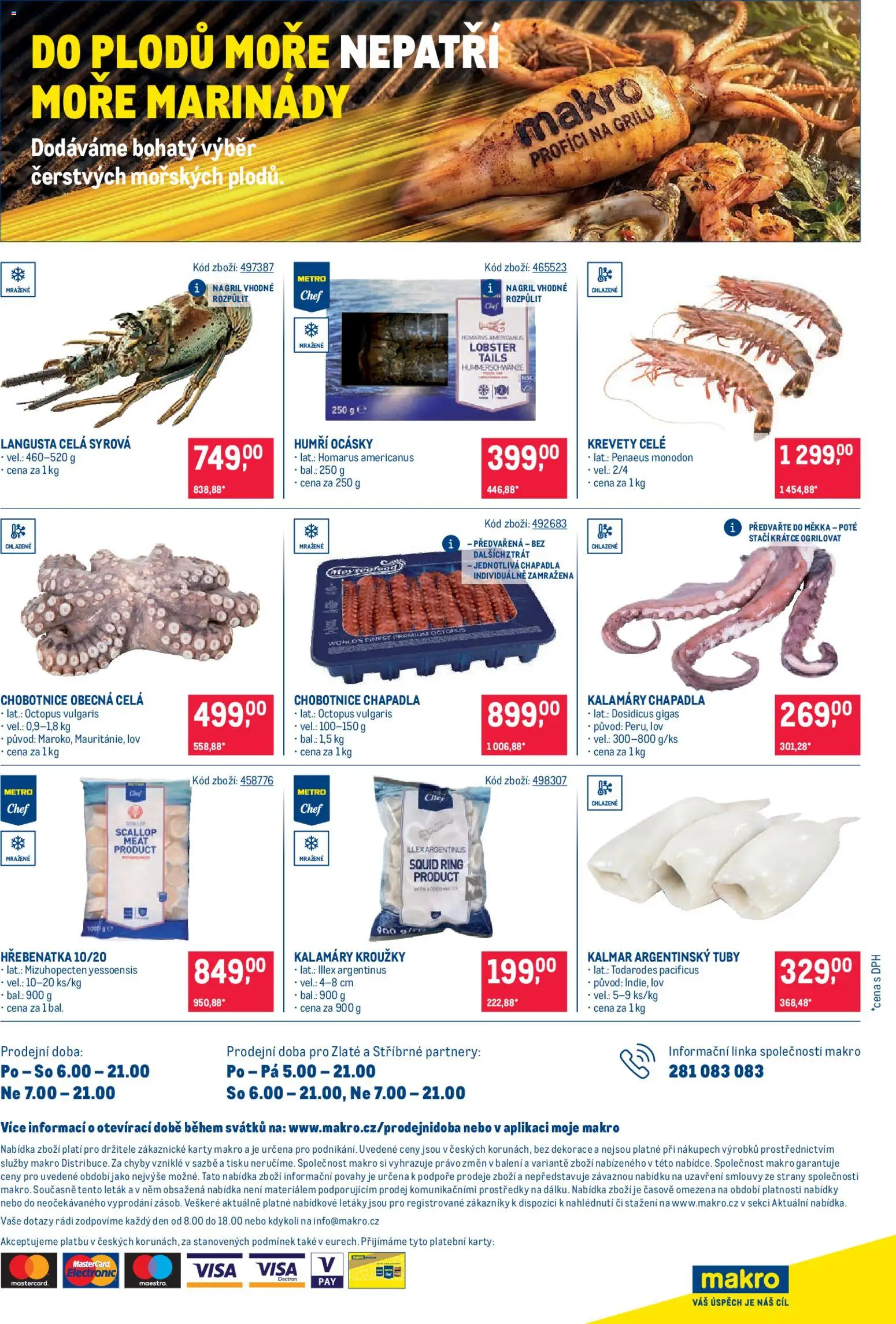 Makro leták - Gastronomie od 26.08.2026 | Strana: 24 | Produkty: Finest, Chobotnice, Karty, Krevety