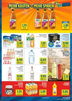 Diska Prospekt ab 03.08.2026 gültig | Seite: 9 | Produkte: Ouzo, Bree, Mineralwasser, Grapefruit