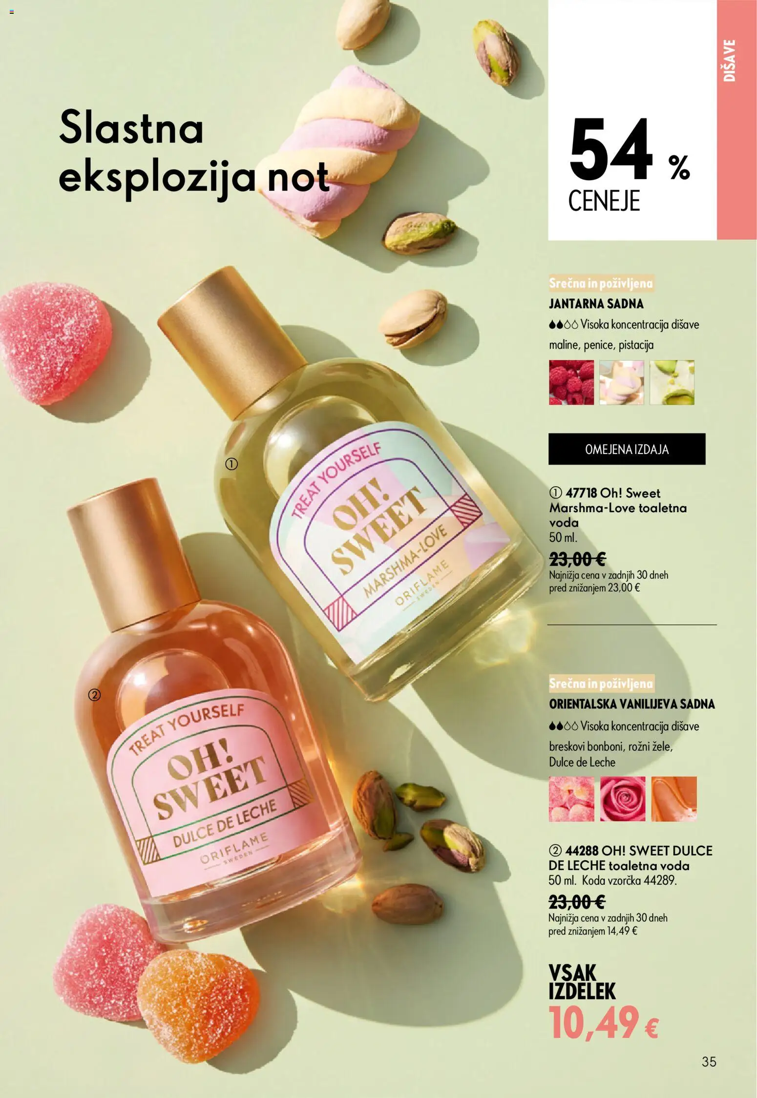 Novi Oriflame katalog ponudbe – veljaven od 24.06.2026 | Stran: 35 | Izdelki: Voda, Toaletna voda