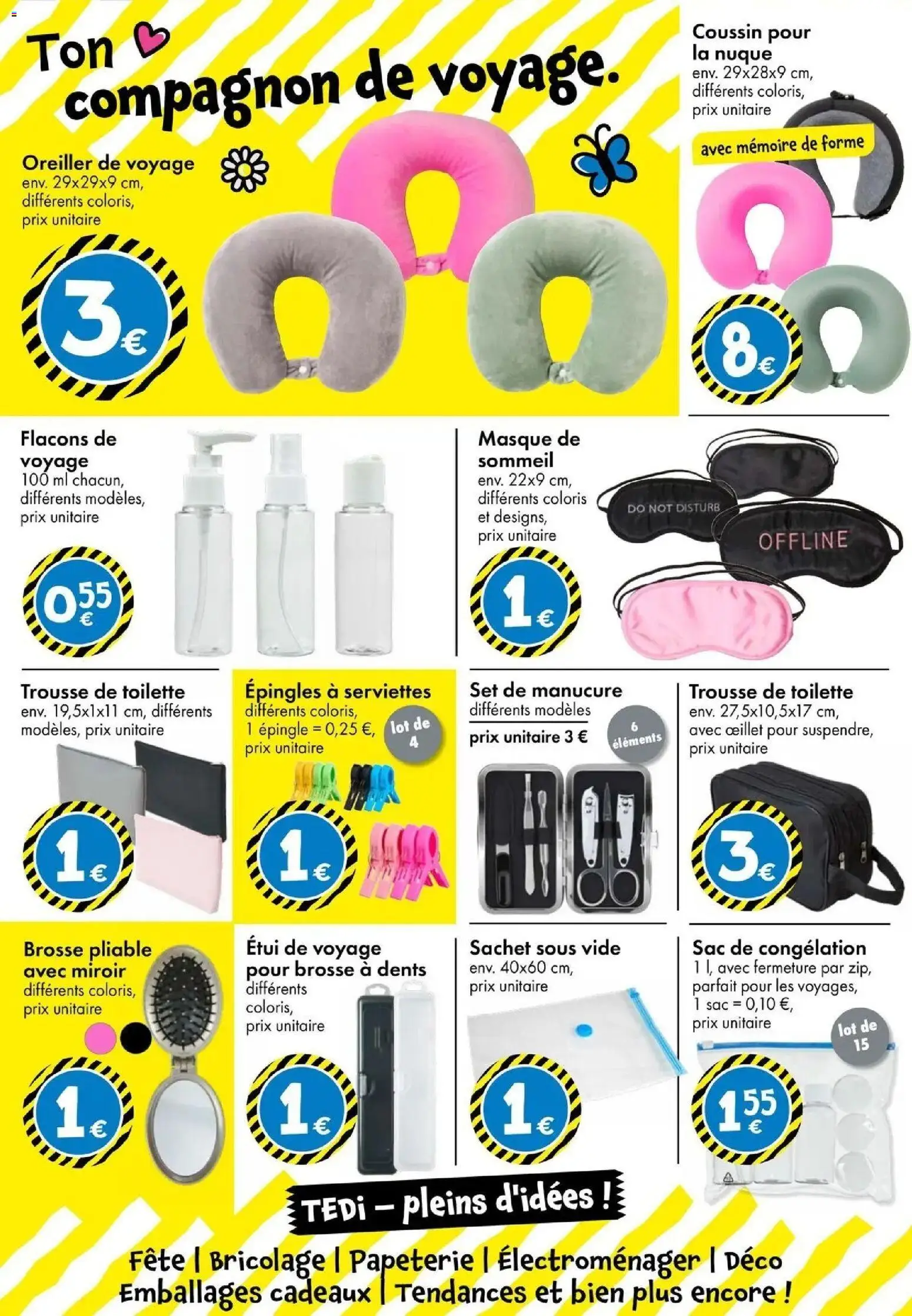 {H1} | Page: 38 | Produits: Étui, Sac, Brosse, Oreiller
