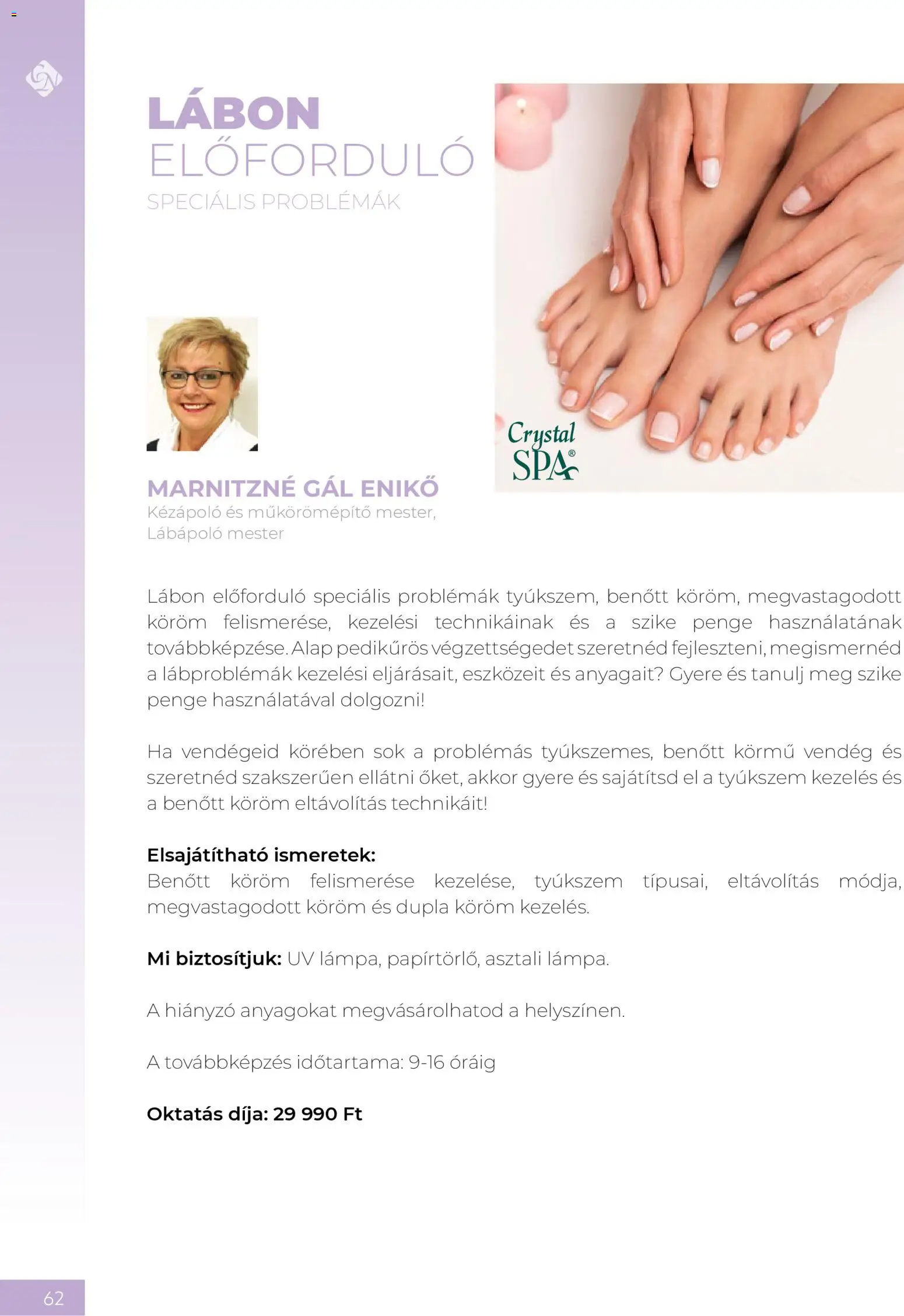 Crystal Nails akciós ujság - amely érvényes a következő dátumtól: 09.03.2026 | Oldal: 62