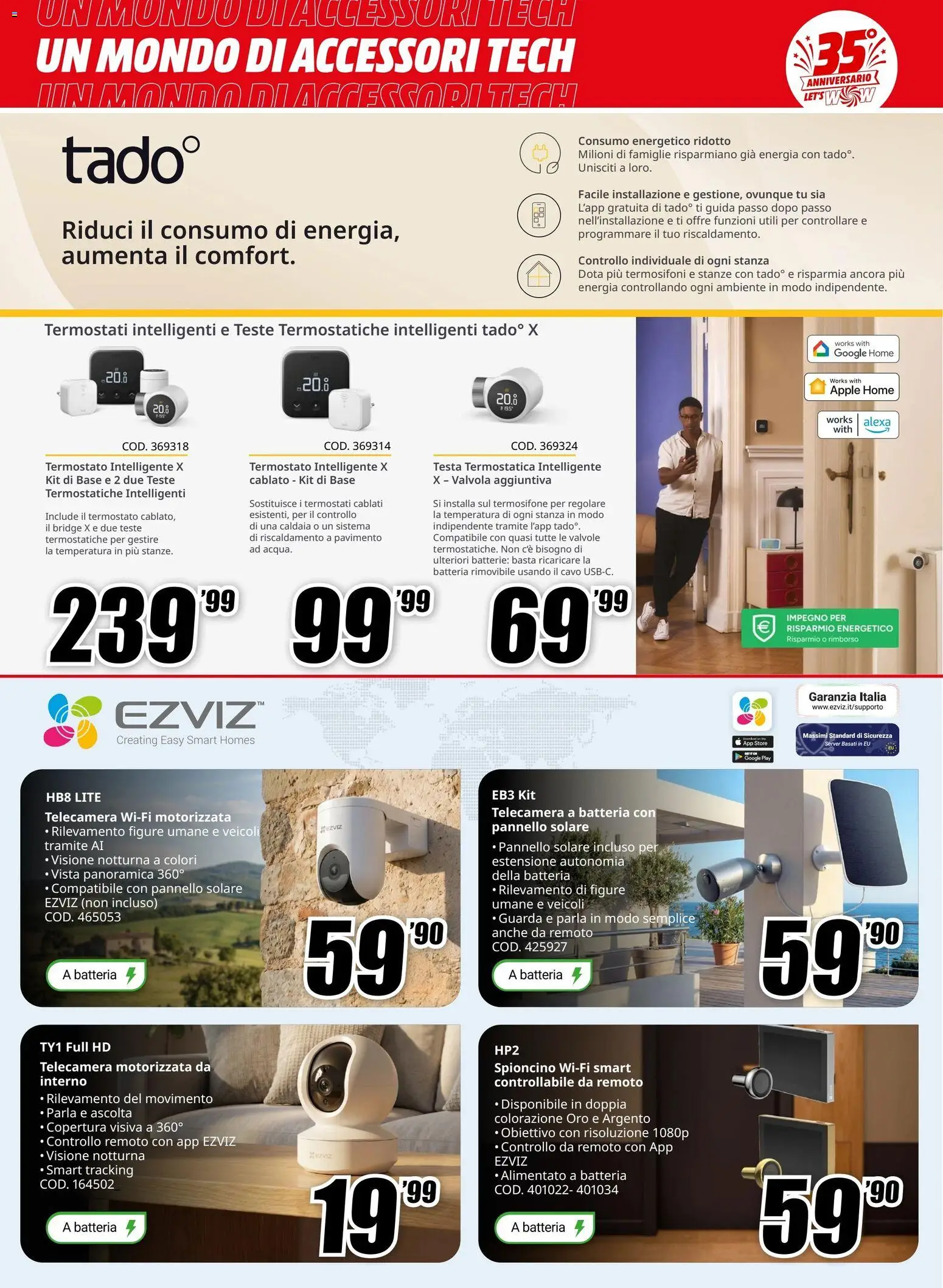 Volantino Media World del 16/10/2026 | Pagina: 2 | Prodotti: Caldaia, Pavimento, Termosifone, Batteria