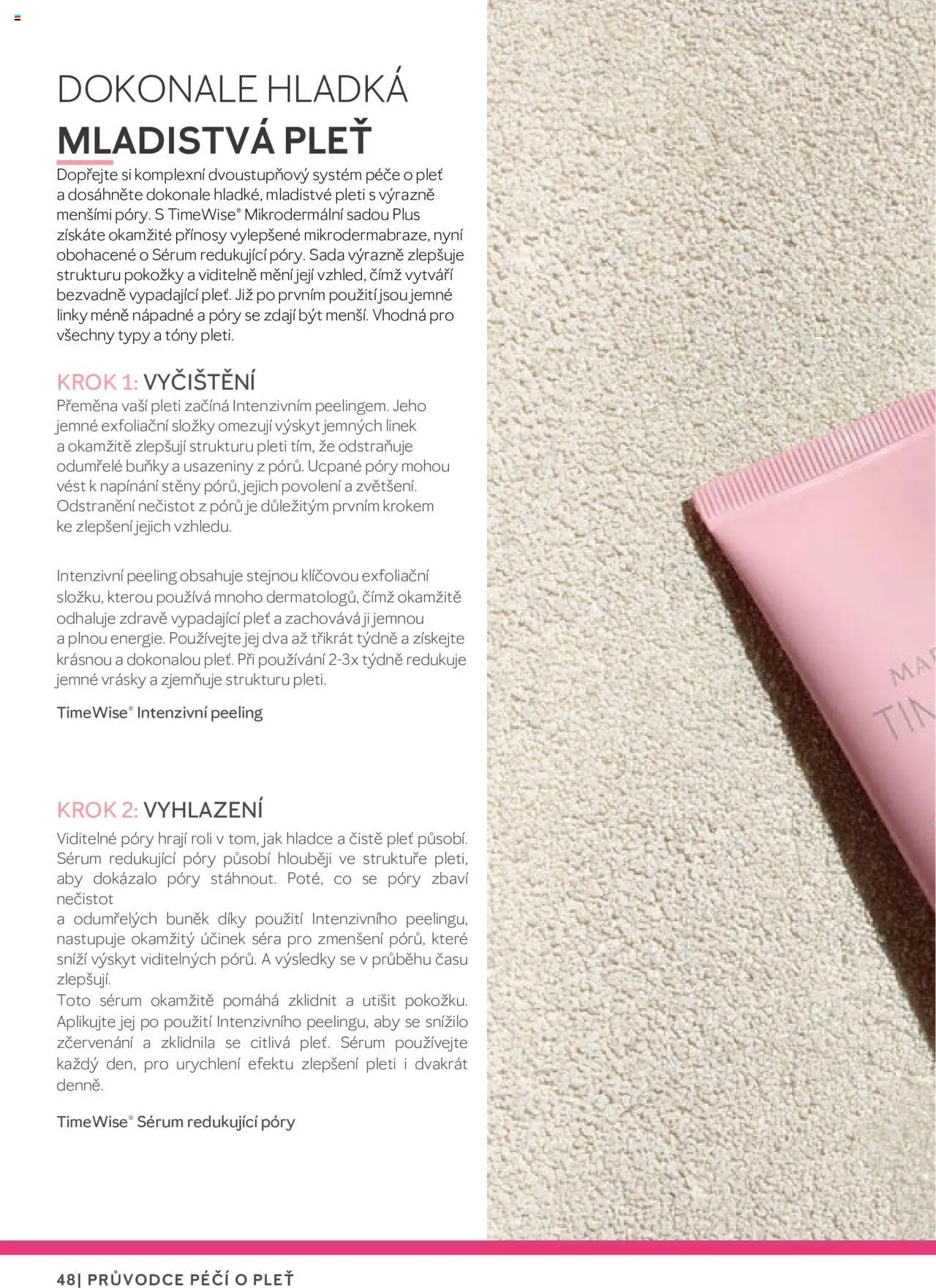 Mary Kay katalog - Průvodce péčí o pleť od 22.02.2025 | Strana: 48 | Produkty: Sérum, Peeling