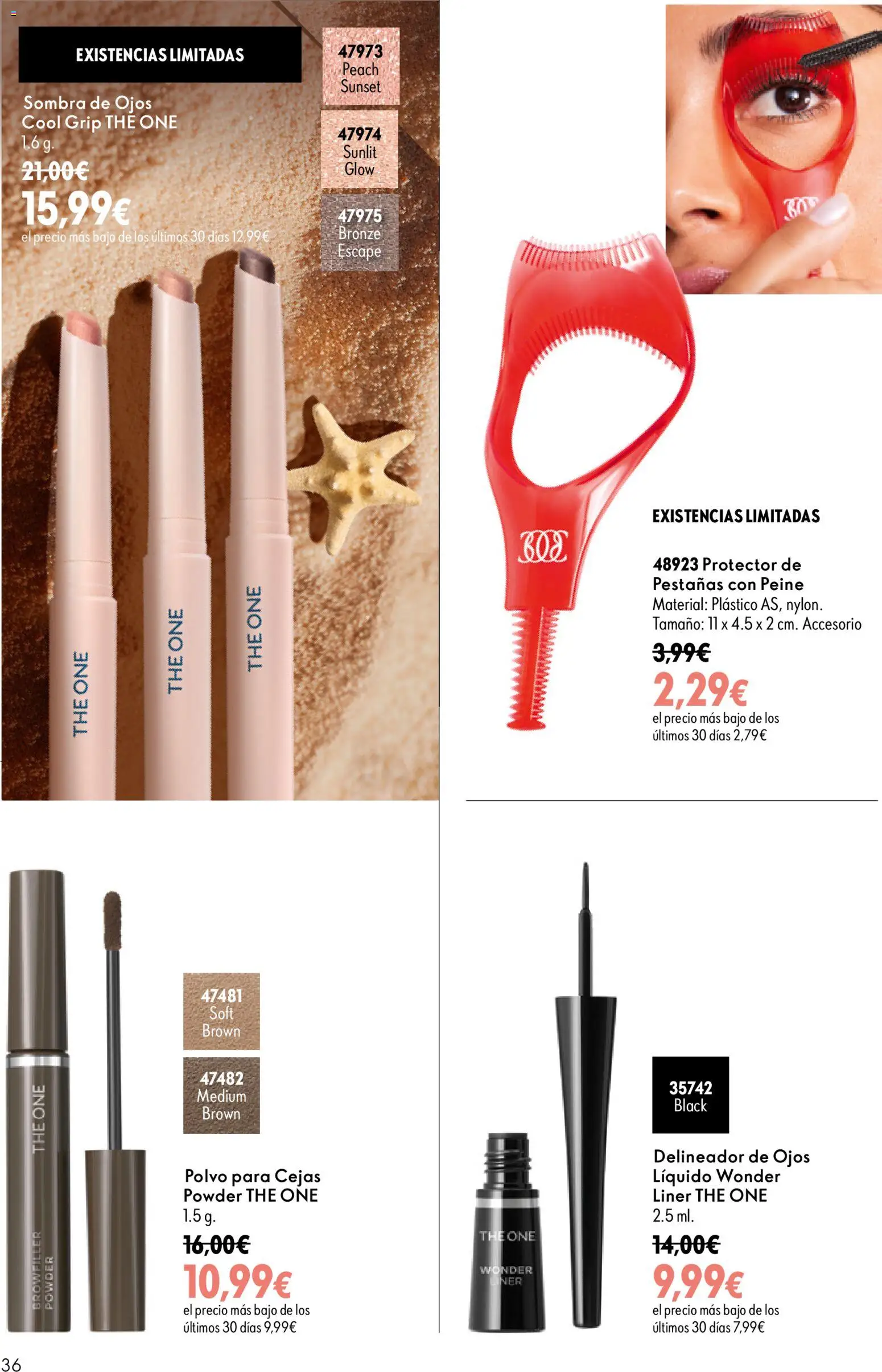 Oriflame - Catálogo Campaña 11 │ válido desde el 05/08/2026 | Página: 36 | Productos: Polvo, Sombra, Delineador de ojos, Sombra de ojos