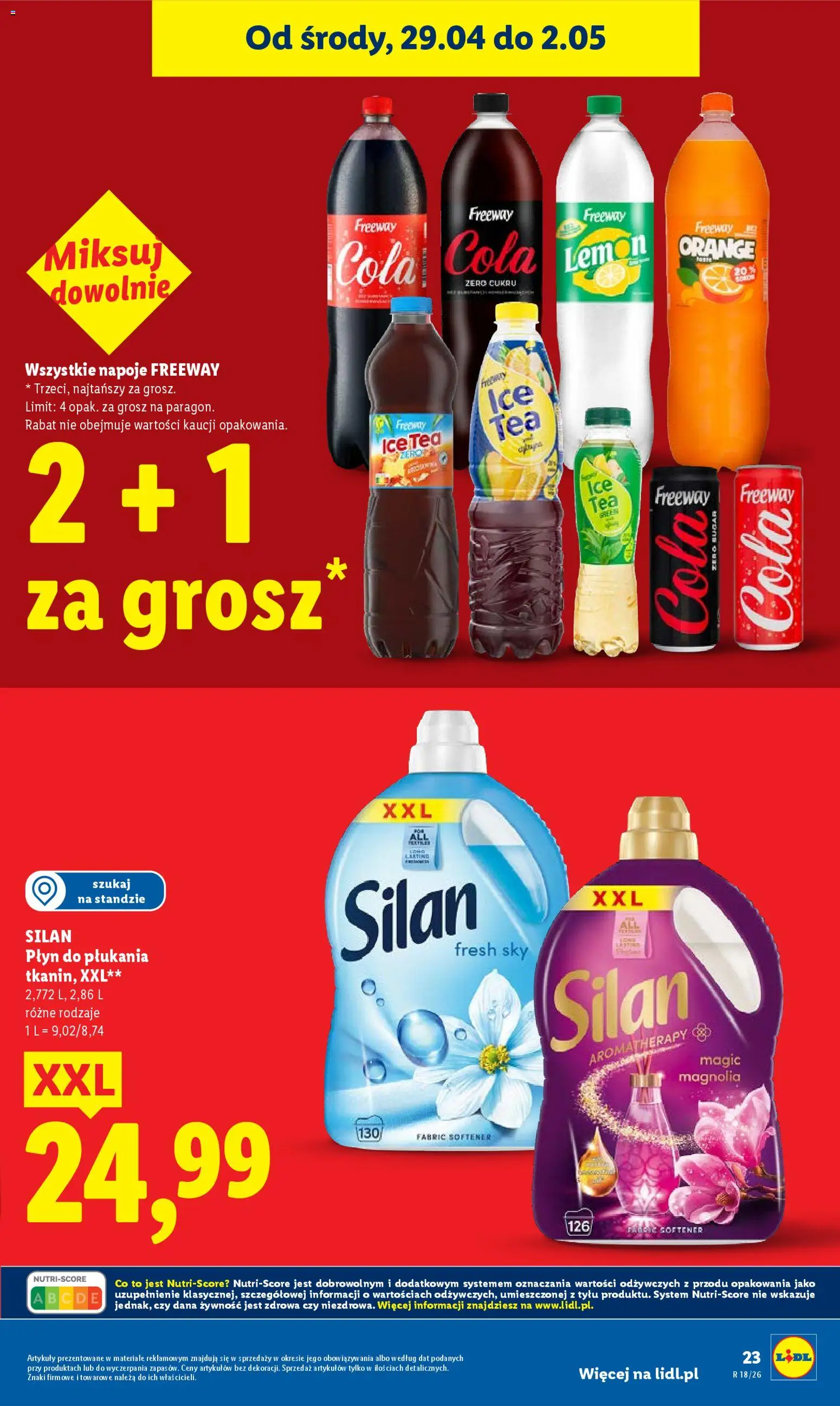 Lidl gazetka od 29.04.2026 | Strona: 23 | Produkty: Ice Tea, Napoje