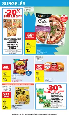Carrefour - Prévisualisation de Burger ultra moelleux, Le Brioché, par 4, 250 g. valide à partir de 29/09/2026 | Page: 42