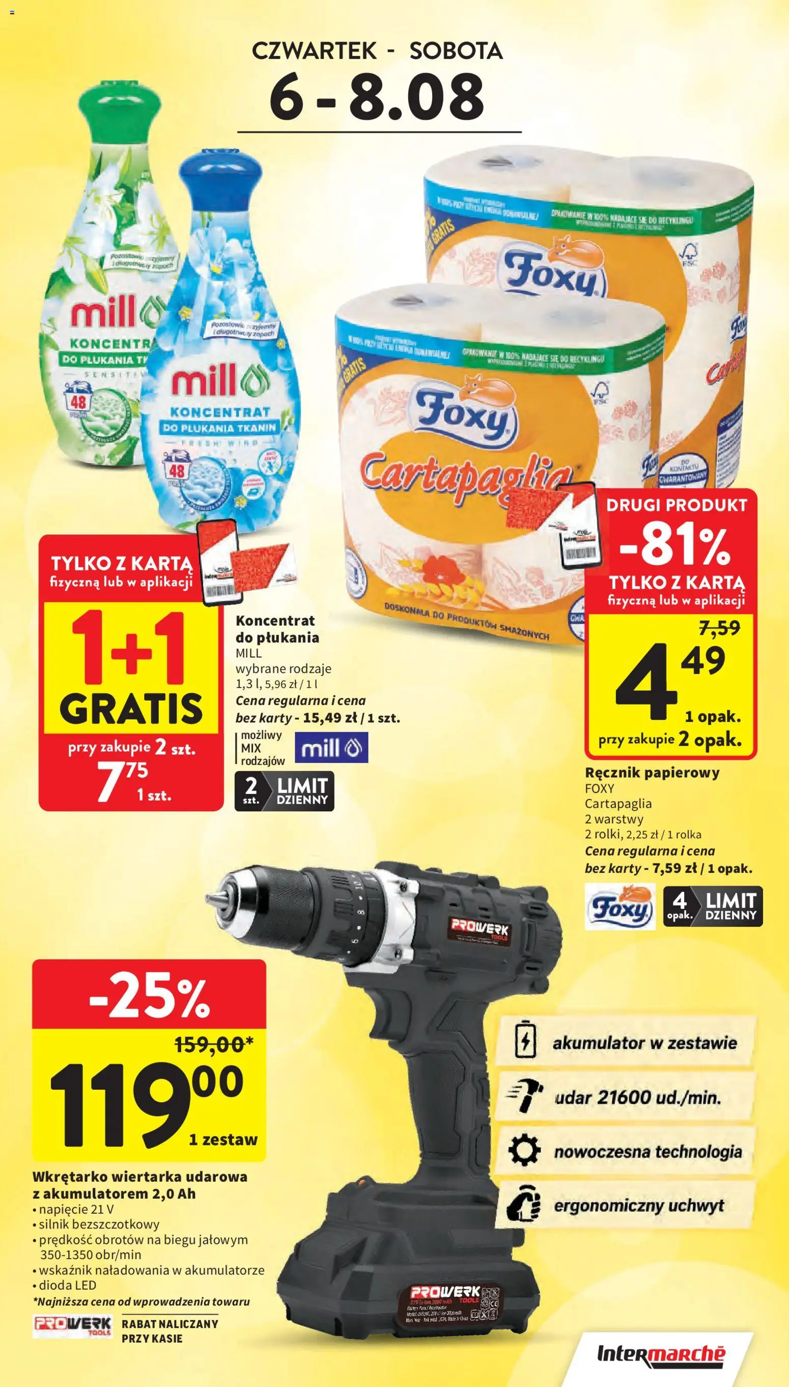 Intermarche gazetka od 06.08.2026 | Strona: 5 | Produkty: Karta, Zapach, Ręcznik papierowy