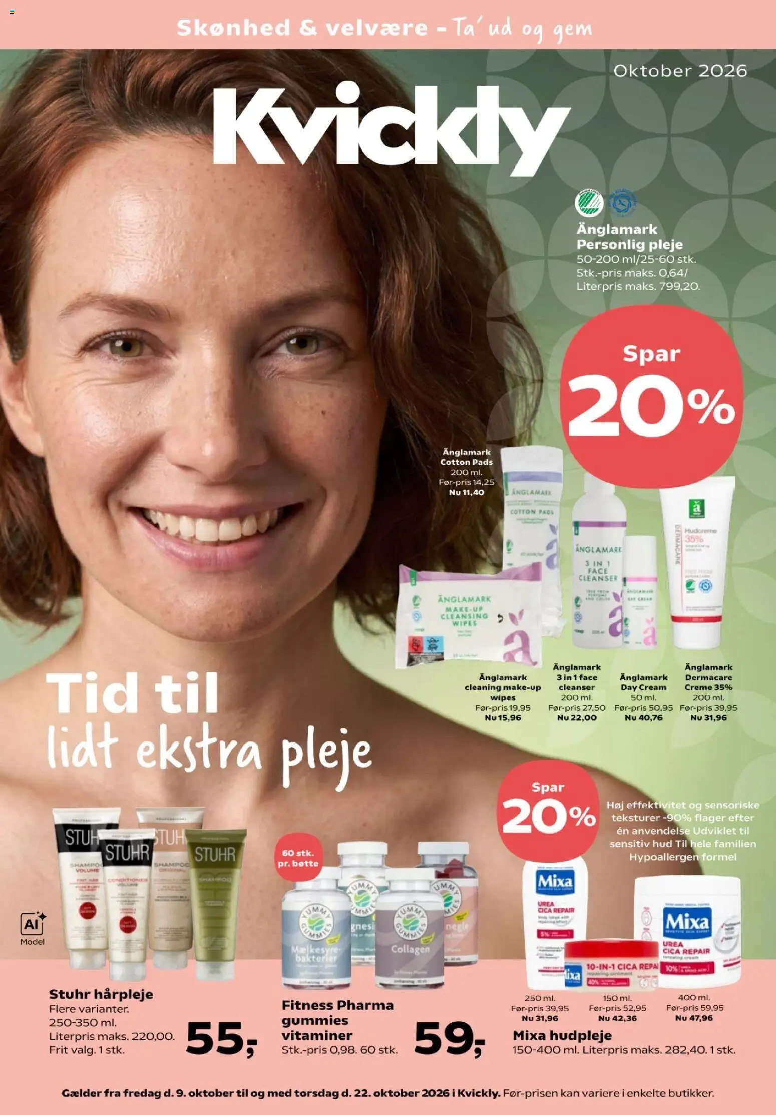 Kvickly tilbudsavis – gyldig fra 09/10/2026 | Side: 45 | Produkter: Shampoo, Creme, Flager, Collagen