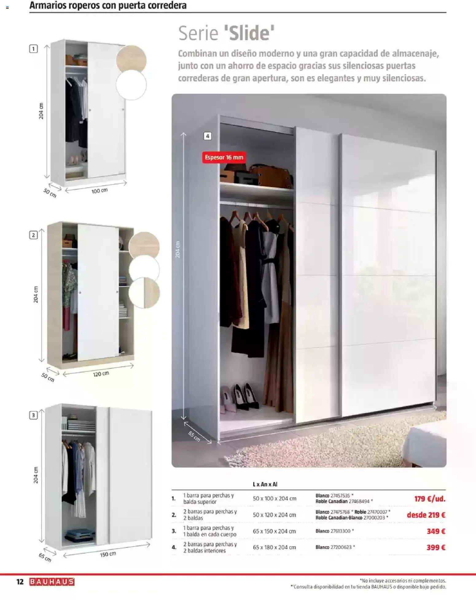 Bauhaus Ordenación │ válido desde el 18/08/2026 | Página: 12 | Productos: Puertas