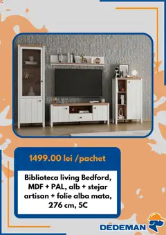Ofertele Dedeman valabile de la 01.09.2026 | Pagină: 2 | Produse: Alba, Bibliotecă