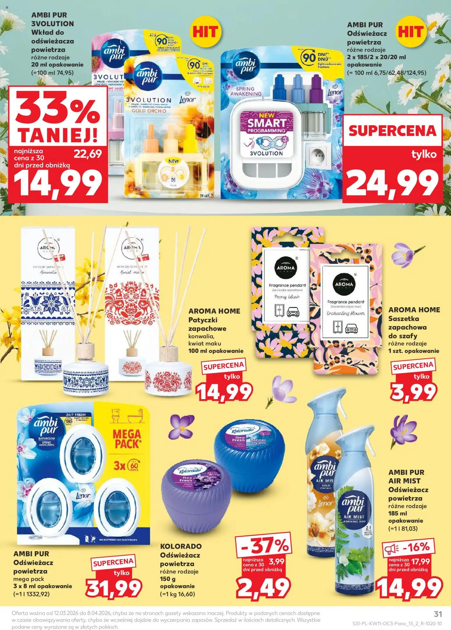 Kaufland Polsko leták - Dom gotowy na Wielkanoc od 12.03.2026 | Strana: 31 | Produkty: Lenor, Miš