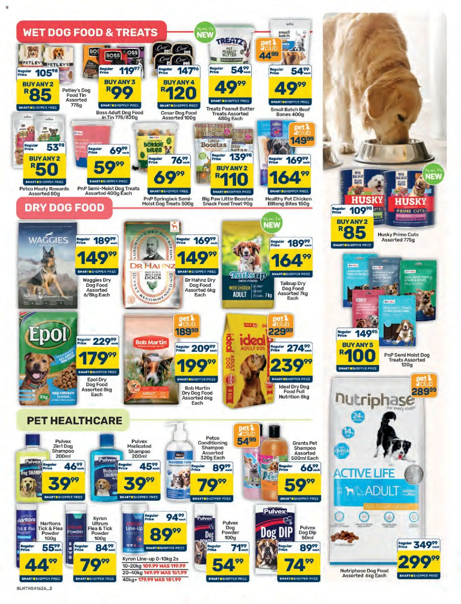 New Pick n Pay catalogue – valid from 23/10/2026 | Page: 2 | Products: Butter, Powder, Dog food, Bacon