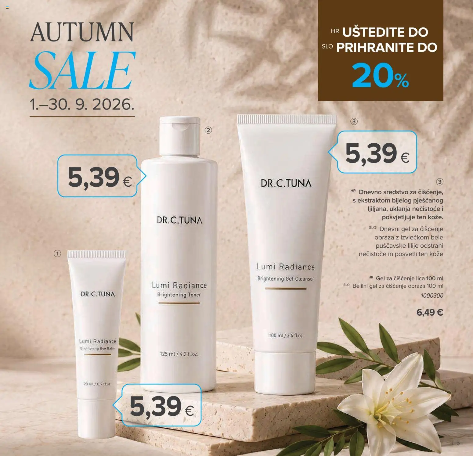 Farmasi katalog | vrijedi od 01.09.2026 | Stranica: 5 | Proizvodi: Gel za čišćenje lica, Toner