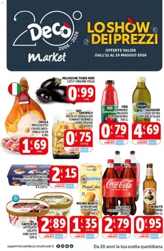 Anteprima del volantino Decò volantino Market Lazio valido a partire dal 11.05.2026