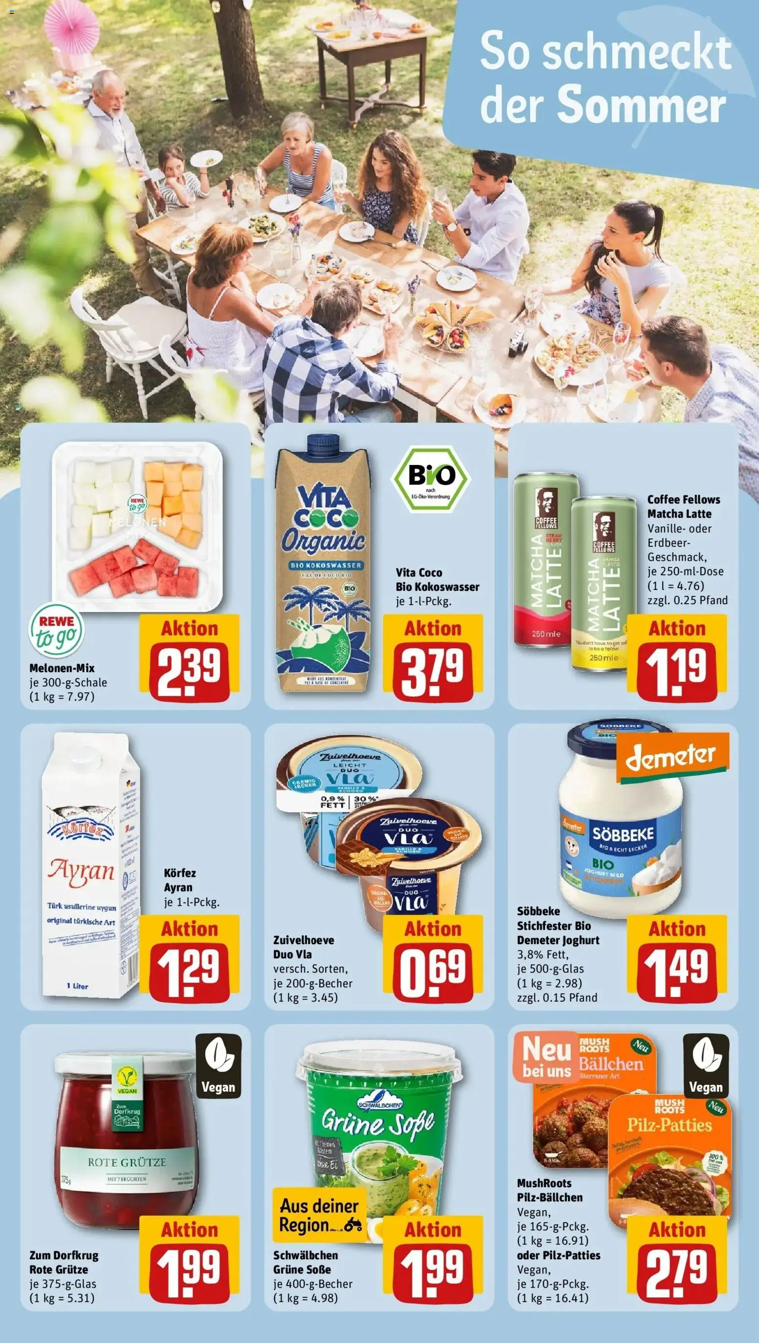 Rewe Prospekt Liederbach A. T. / Oberliederbach – gültig ab 27.07.2026 | Seite: 16 | Produkte: Joghurt, Soße