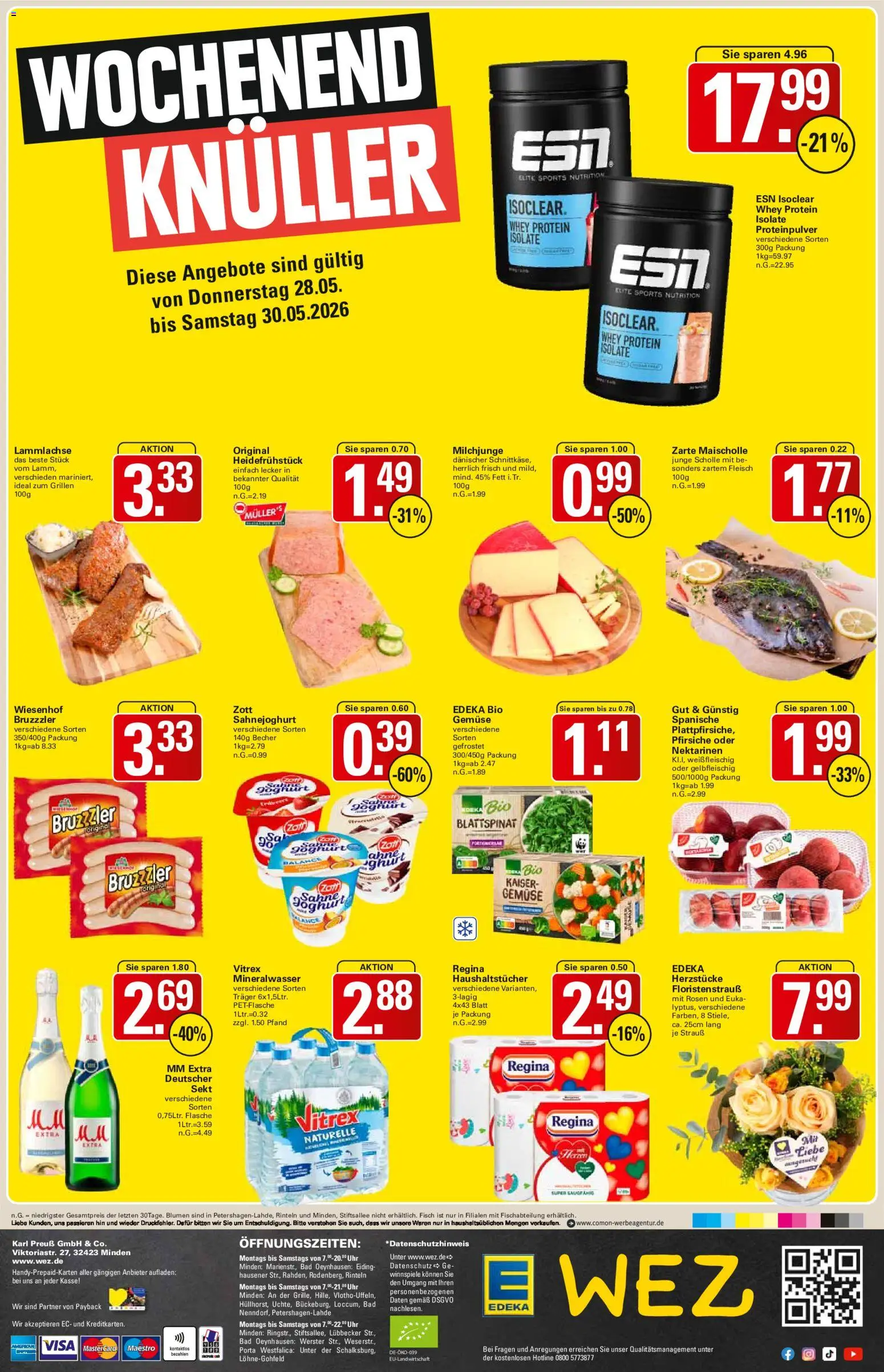 WEZ Prospekt – gültig ab 26.05.2026 | Seite: 16 | Produkte: Sekt, Bad, Blumen, Uhr