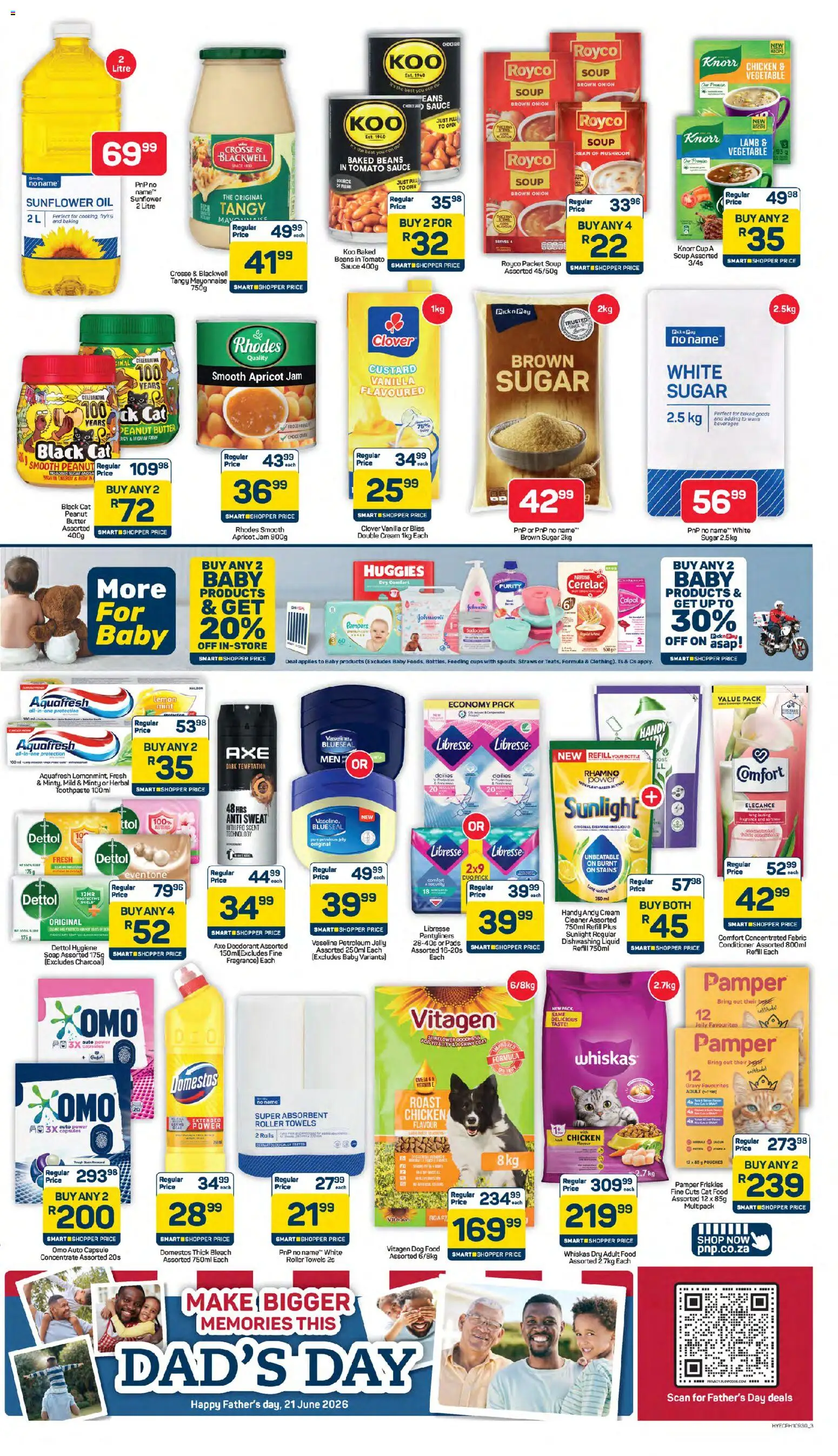 New Pick n Pay catalogue – valid from 08.06.2026 | Page: 3 | Products: Conditioner, Cream, Sauce, Cat food