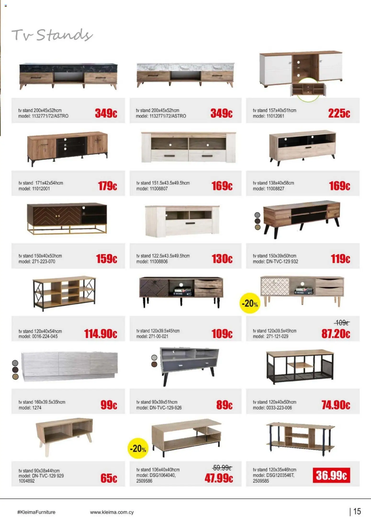 Kleima Catalogue Indoor – σε ισχύ από 05/08/2026 | Σελίδα: 15