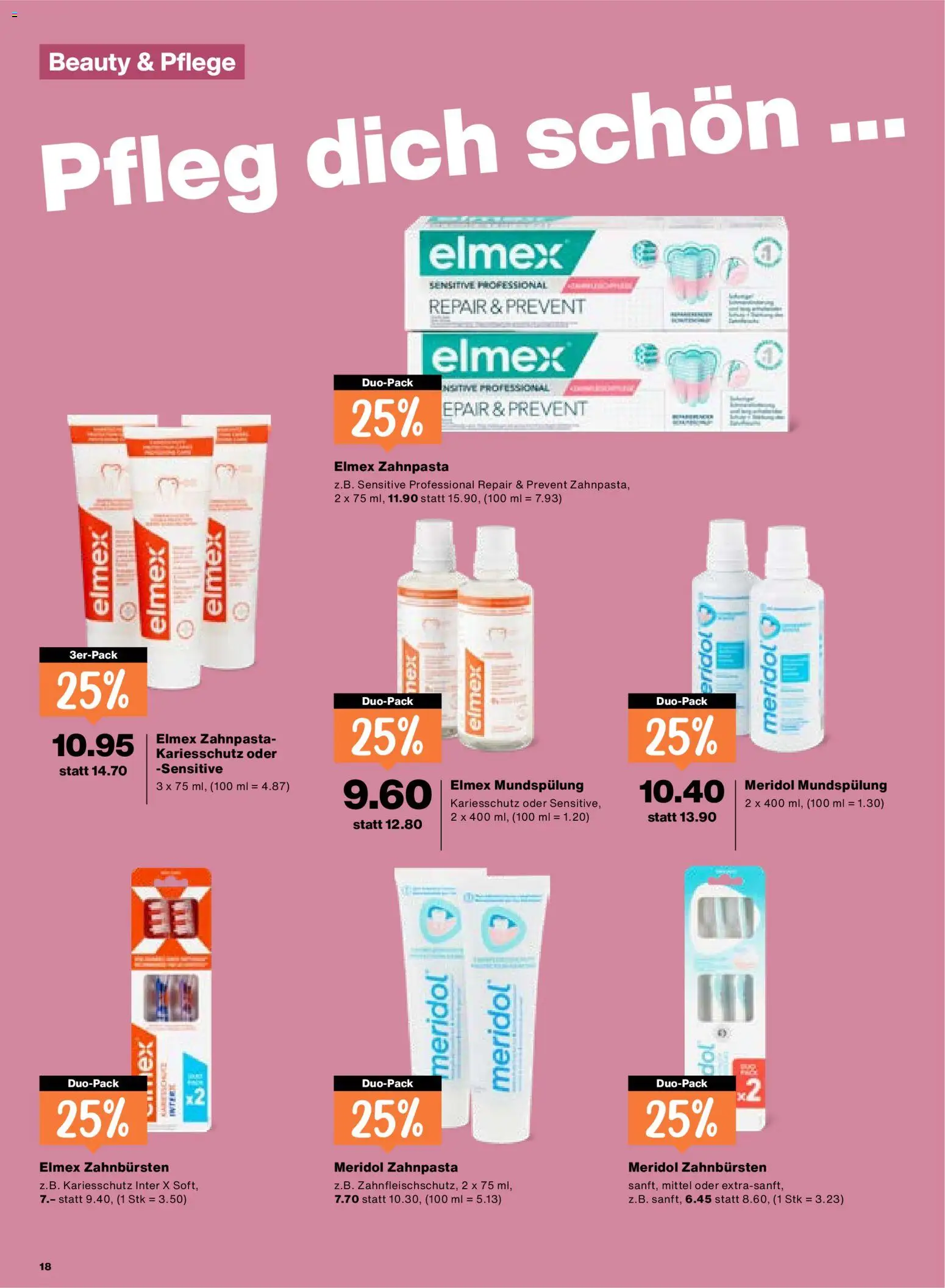 Migros aktionen – gültig ab 30.07.2026 | Seite: 18 | Produkte: Zahnpasta