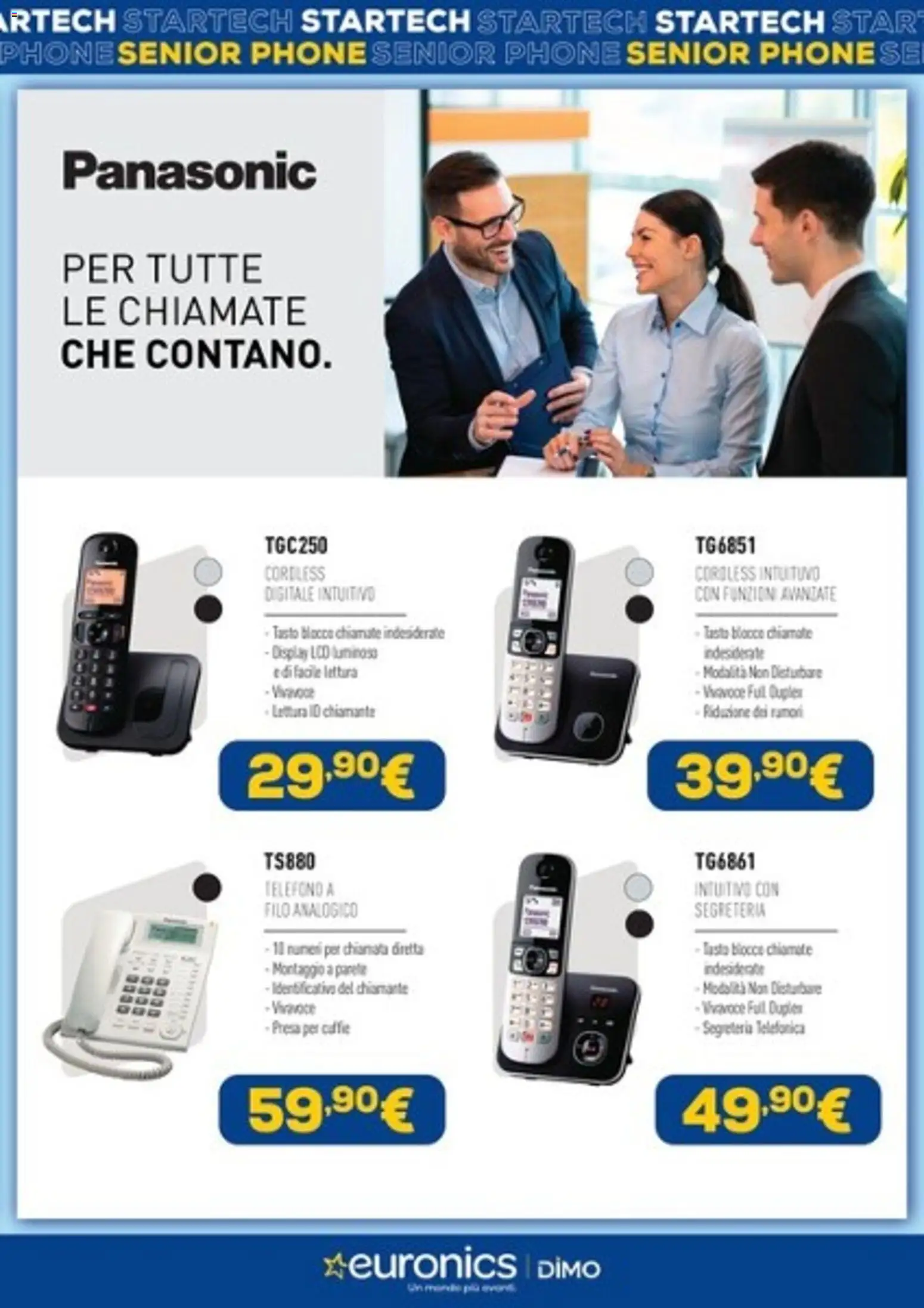 Volantino Euronics del 31/08/2026 | Pagina: 11 | Prodotti: Telefono, Cuffie, Presa