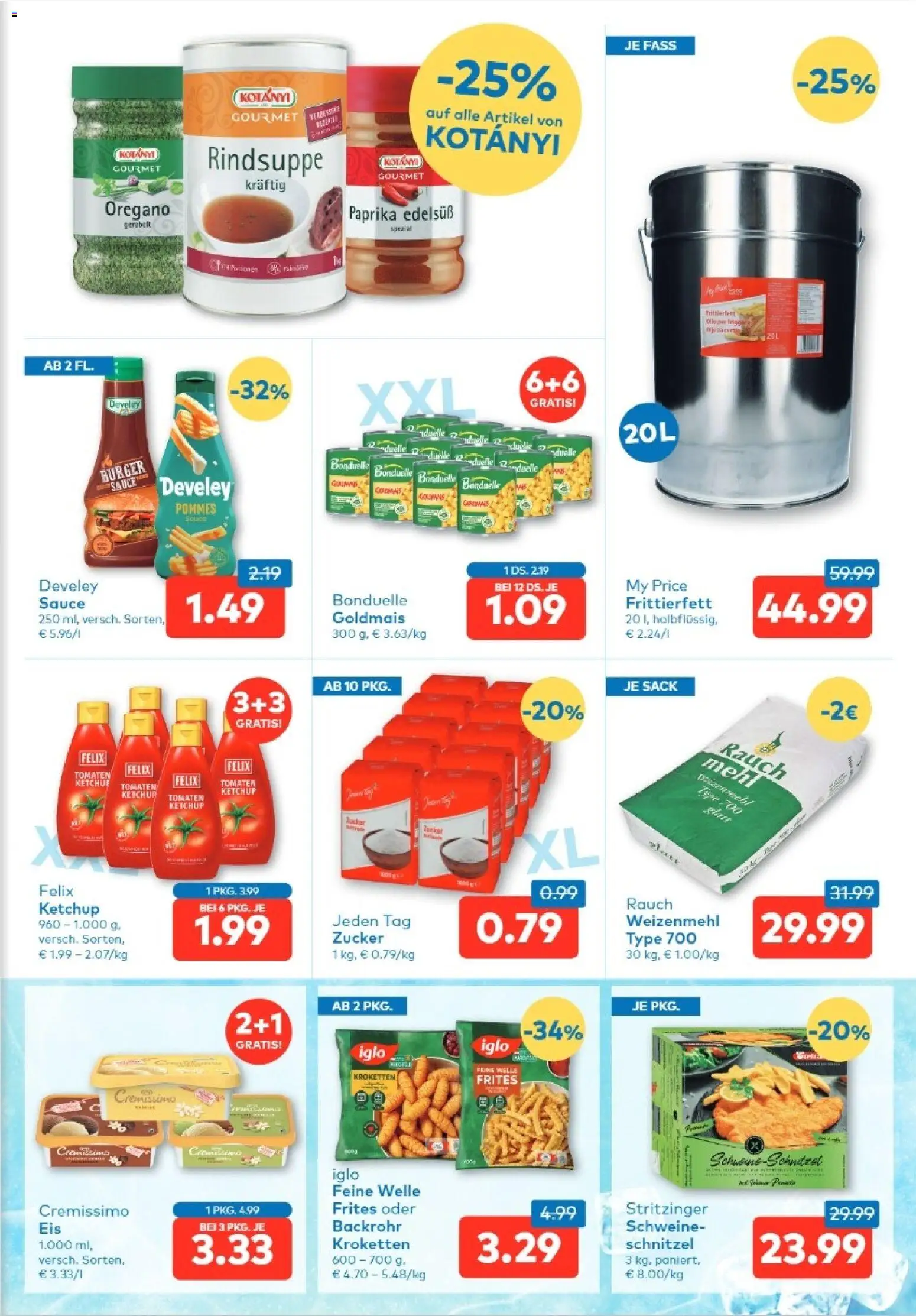 T&G Kärnten gültig ab 23.04.2026 | Seite: 3 | Produkte: Ketchup, Zucker, Tomaten